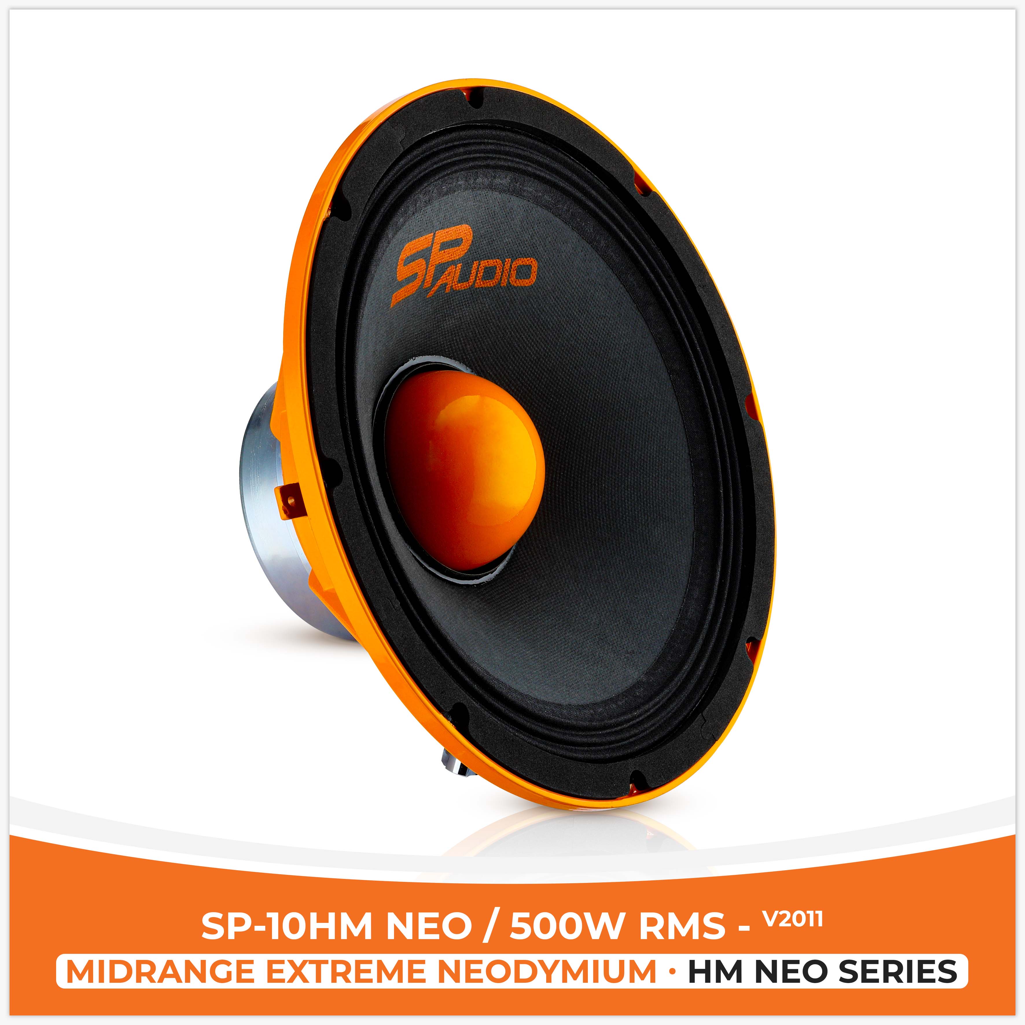 SP 10HM NEO MIDRANGE EXTREME 10"/25CM NEO MAGNET 500W RMS, V2011 (UNIT PRICE)