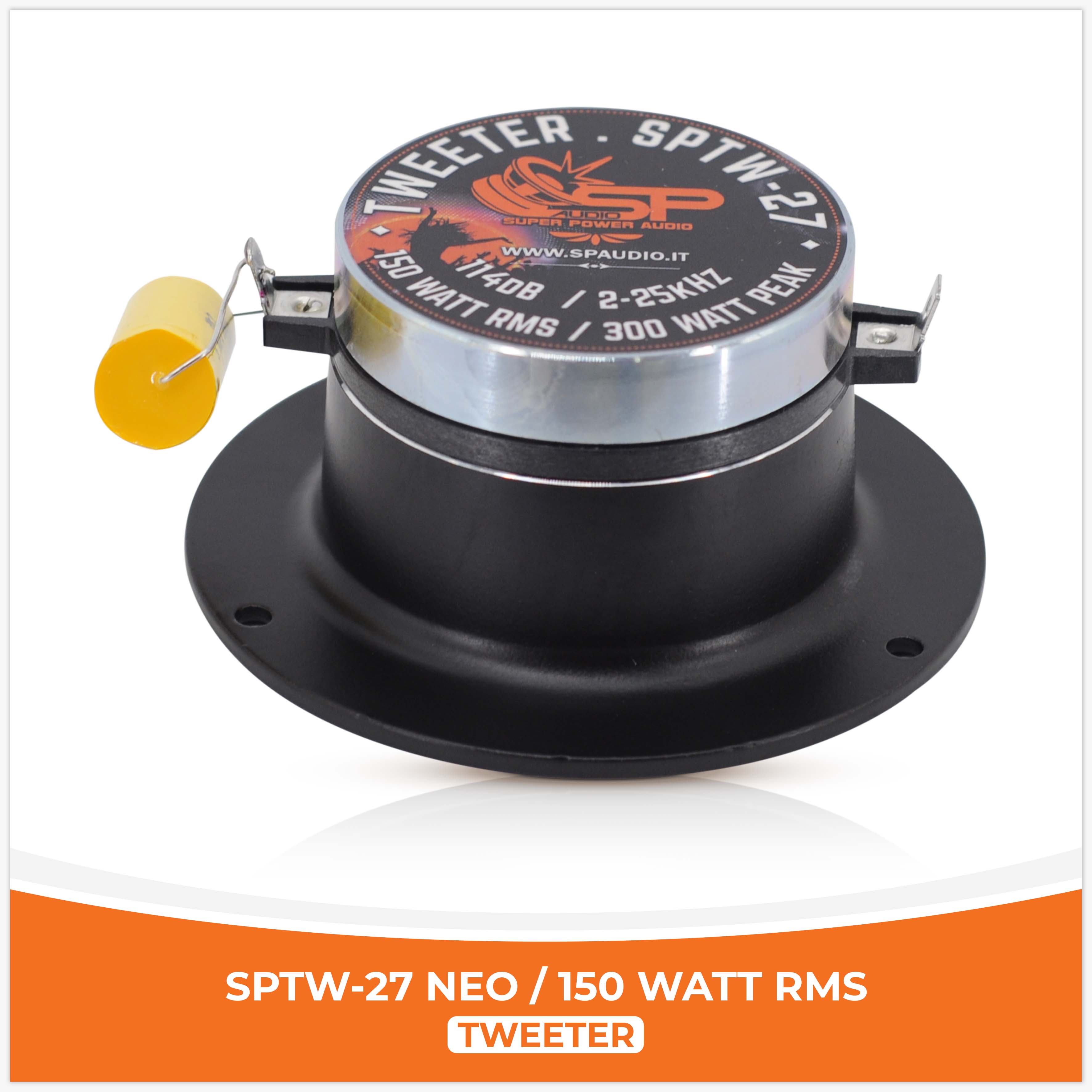 SP TW 27 BULLET TWEETER NEO MAGNET 150W RMS (PAIR PRICE)