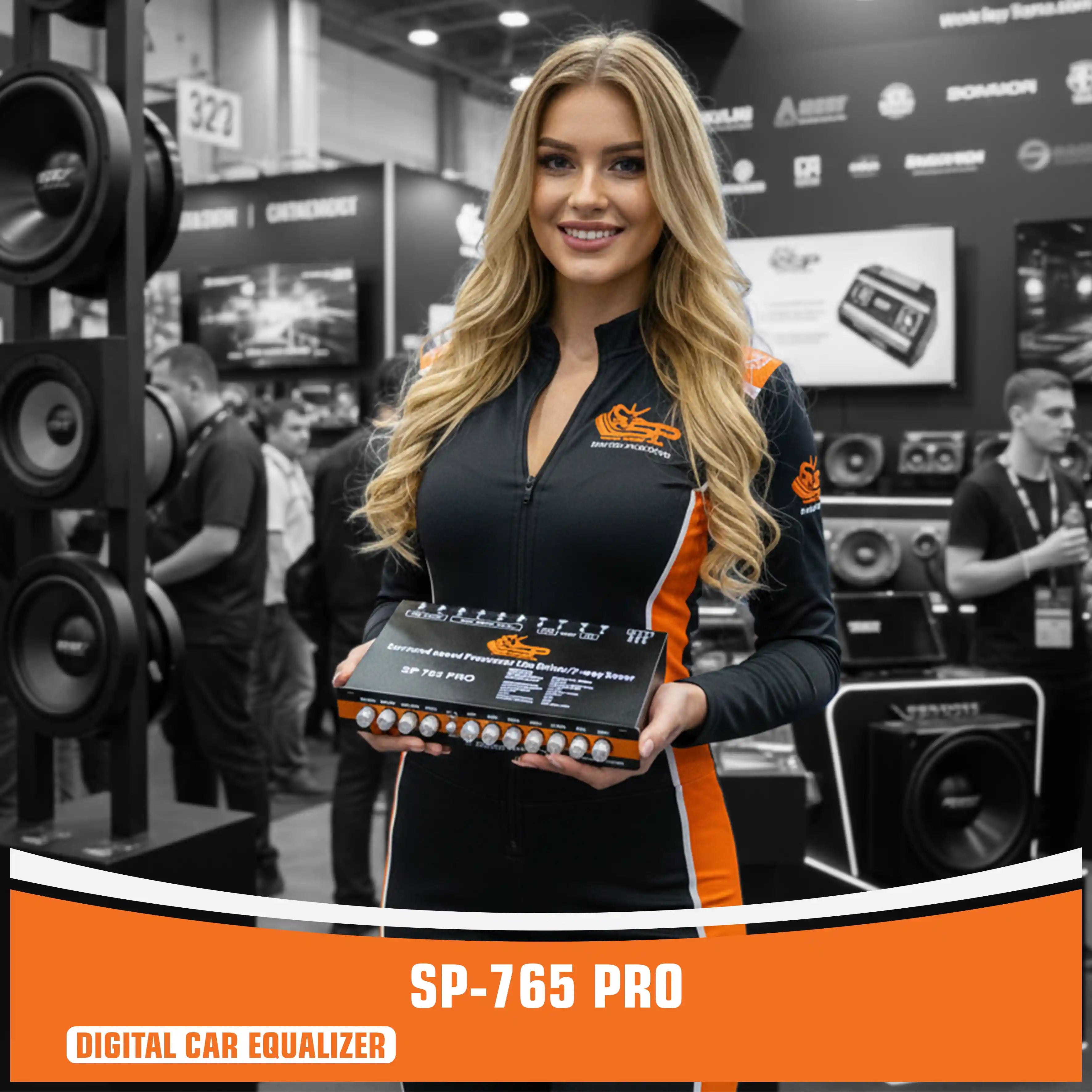 SP-765 PRO - Procesador de sonido envolvente Línea Driver / Xover de 7 vías - Procesador digital