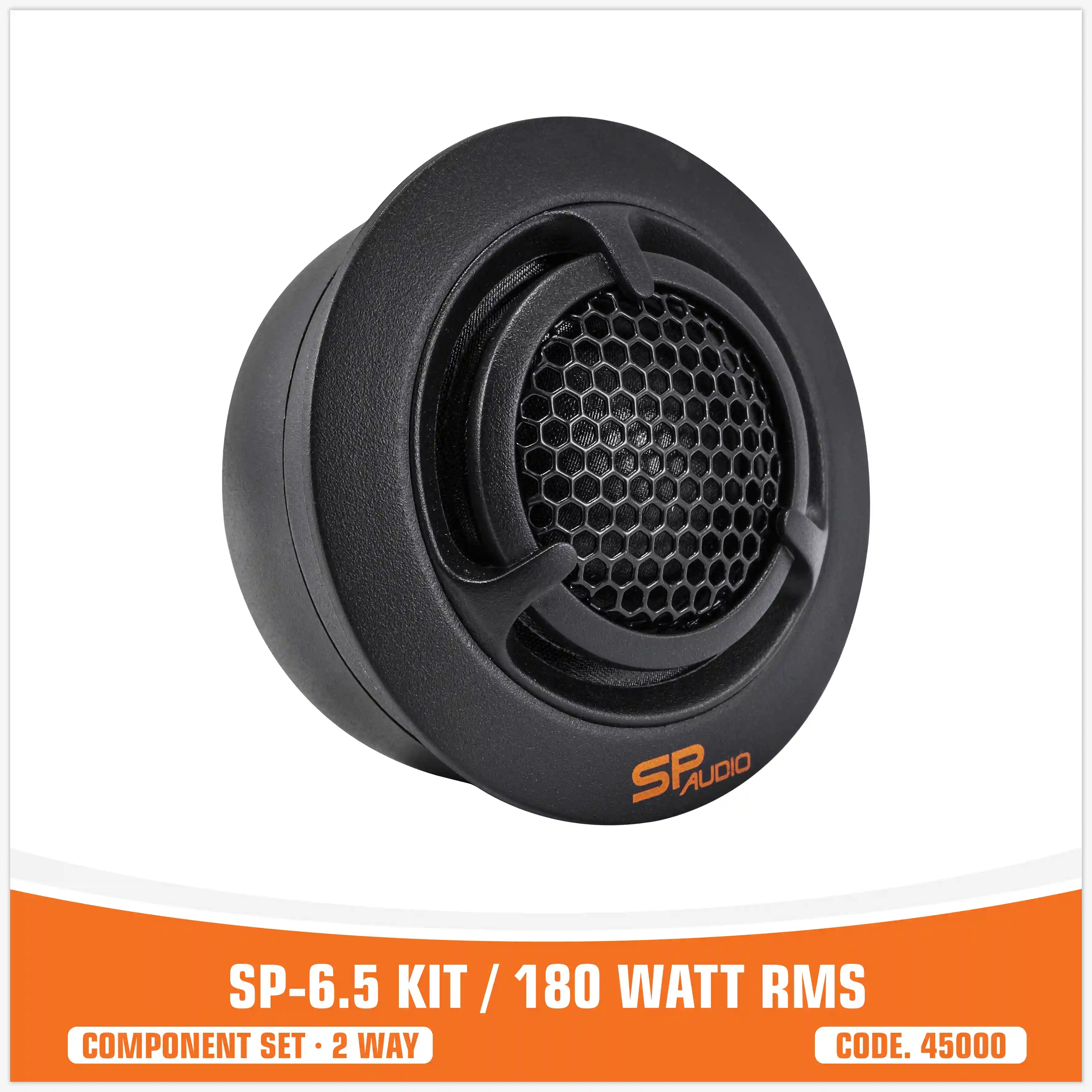SP 6.5 KIT . 2 WAY 2 WOOFER +2 TW + 2 CROSS 180W RMS (KIT PRICE)
