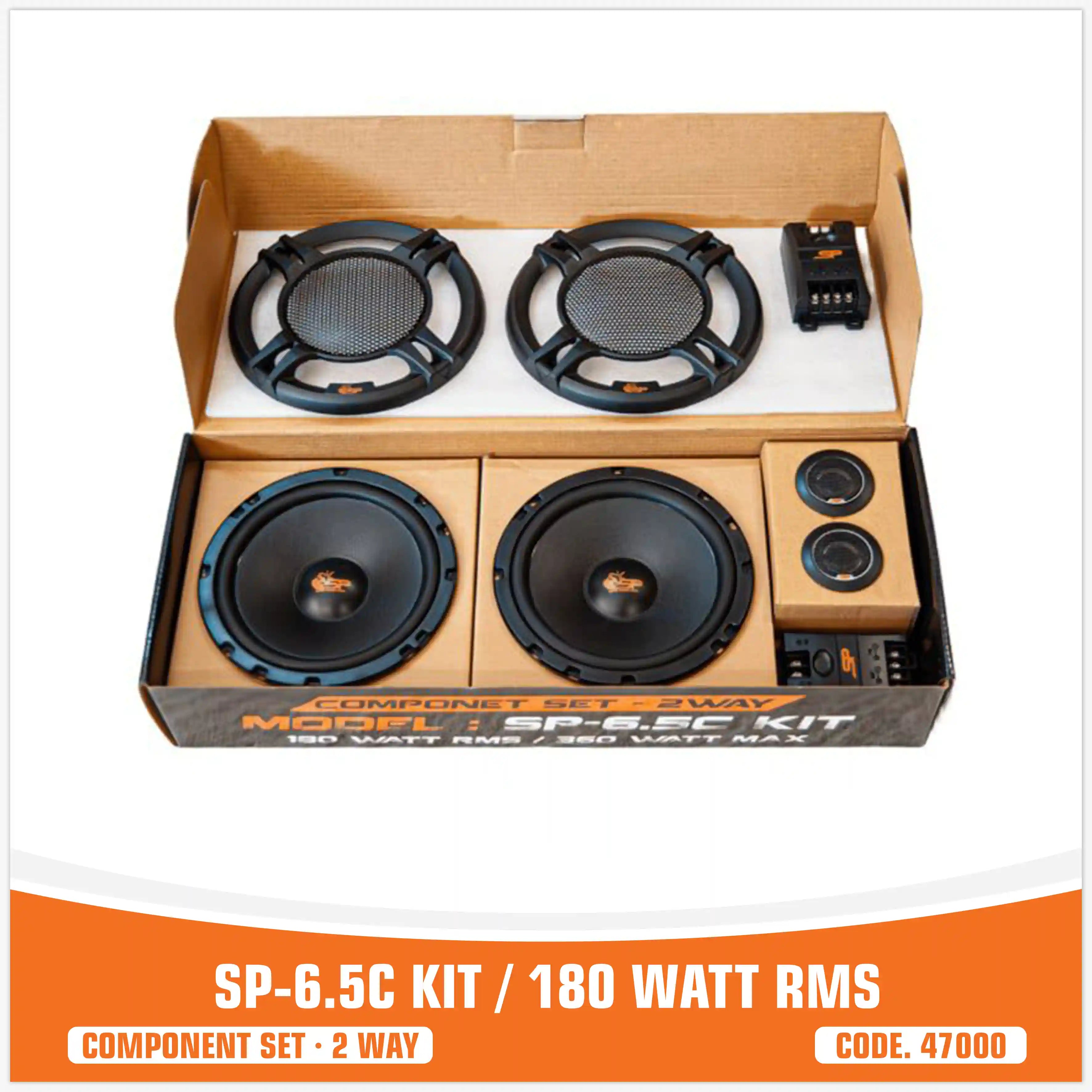SP 6.5C KIT . 2 WAY 2 WOOFER +2 TW + 2 CROSS (KIT PRICE)