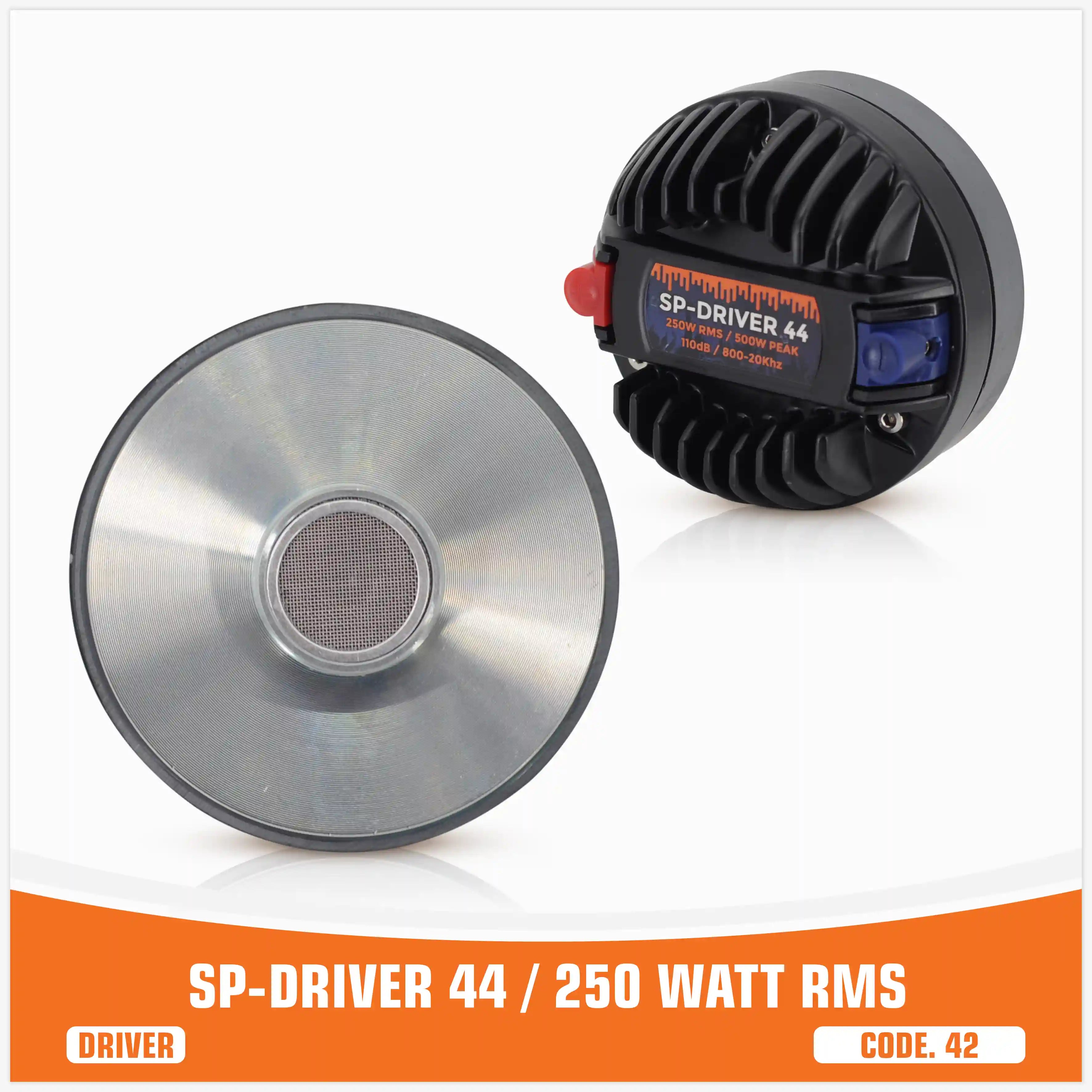 SP DRIVER 44 DRIVER WITHOUT HORN 250W RMS (UNIT PRICE)