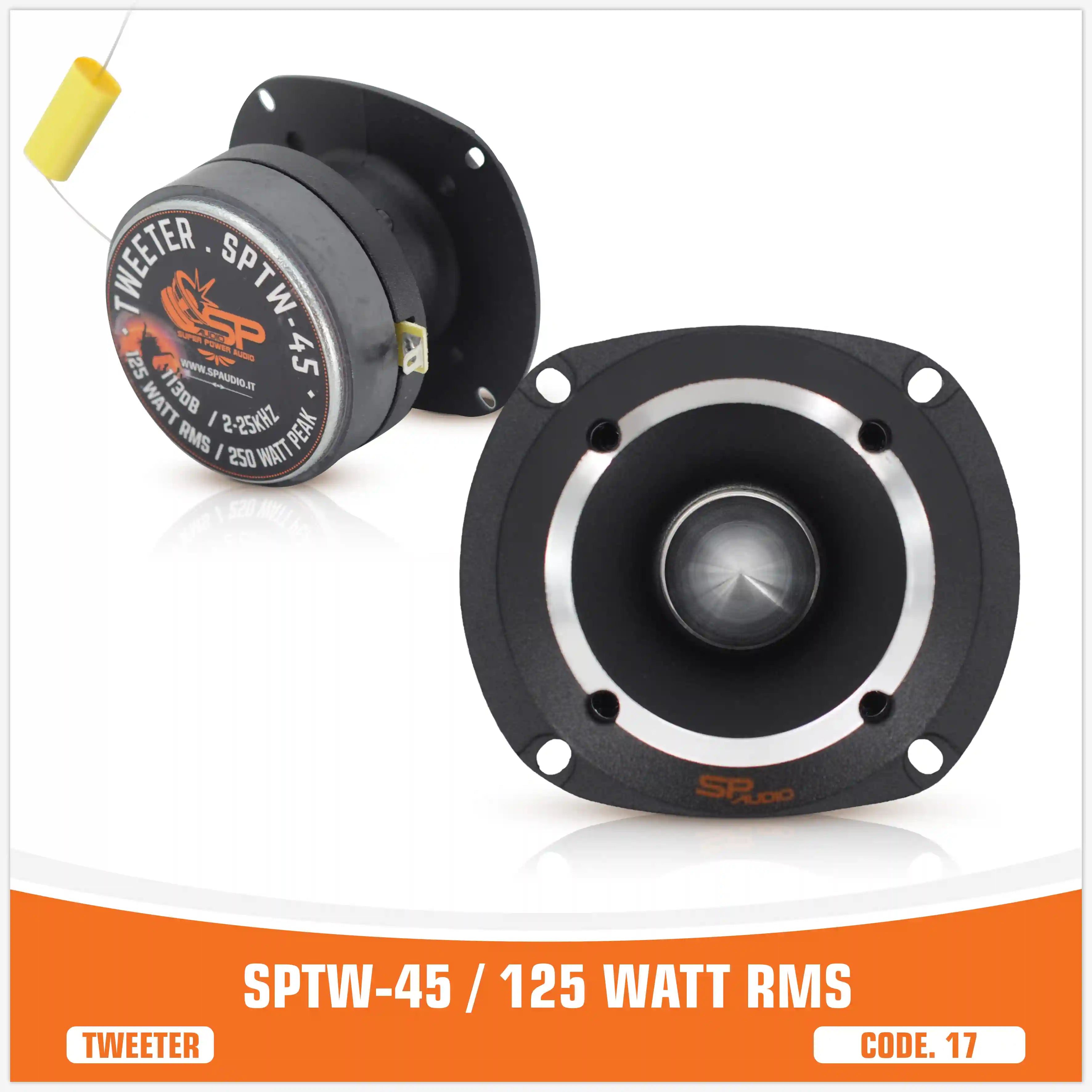 SP TW 45 TWEETER BALA 125W RMS (PRECIO UNITARIO)