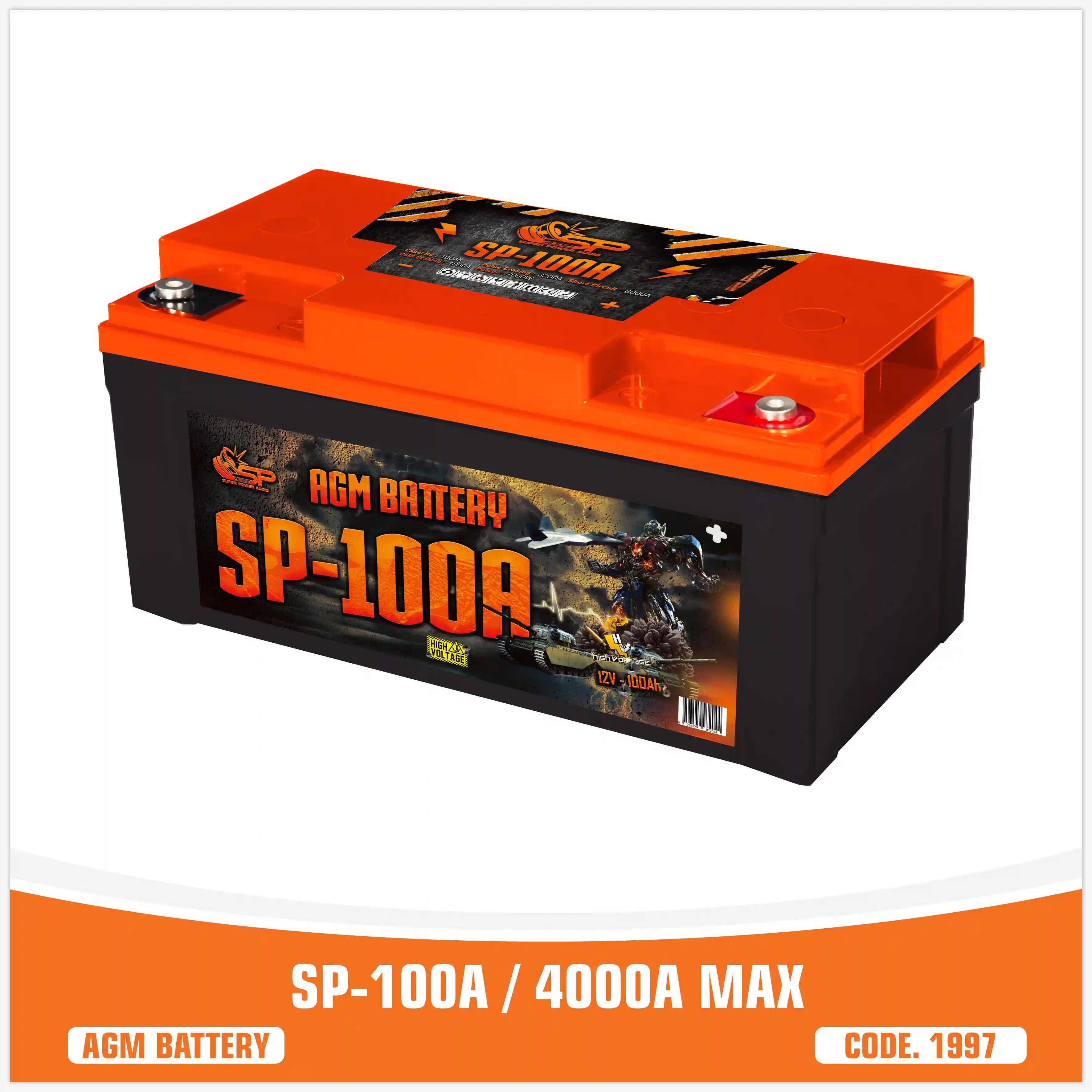 SP 100A AGM BATTERY LONG LIFE SPL (UNIT PRICE)