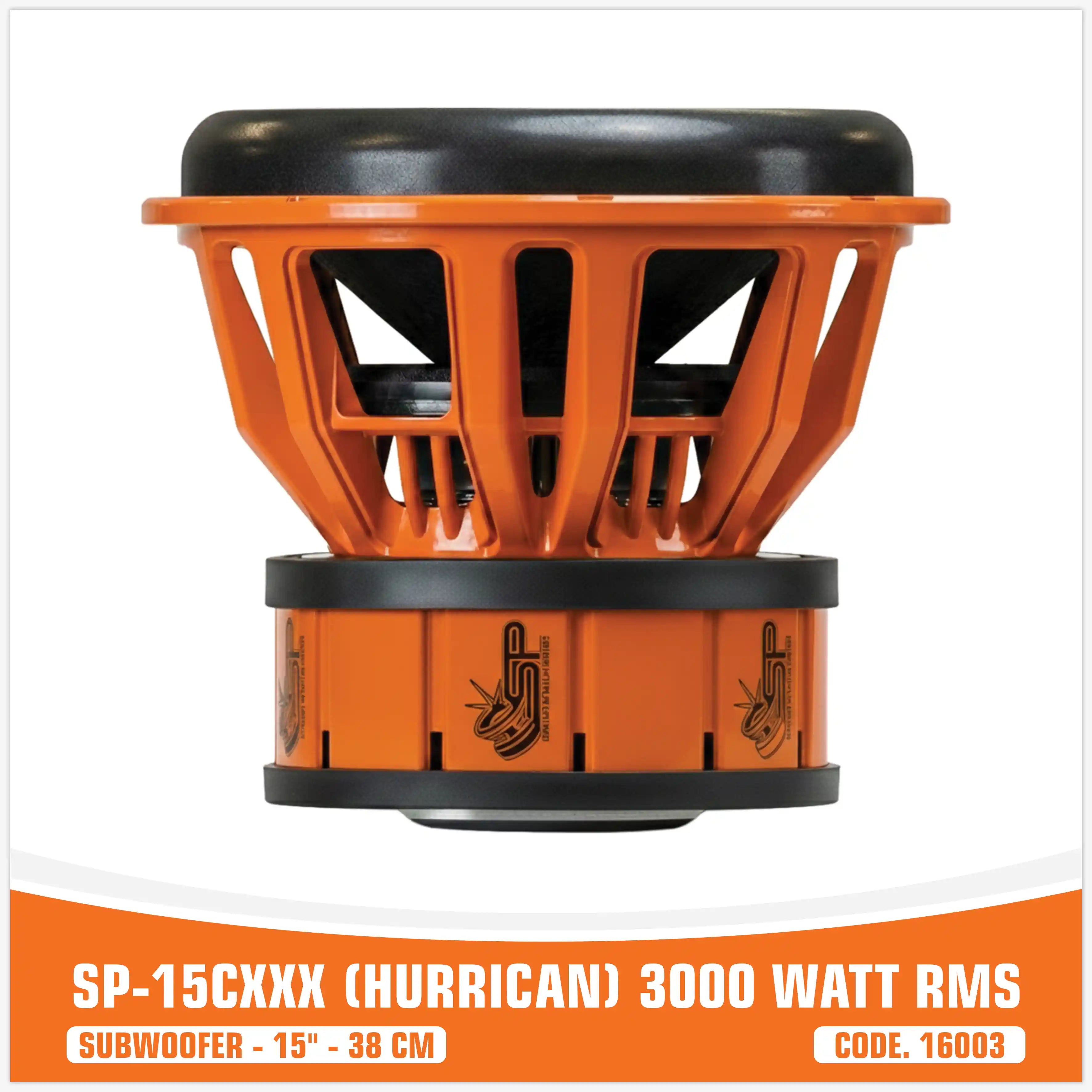 SP 15CXXX SUBWOOFER 15"/38CM BIG SORROUND 3000W RMS - NUOVO 2026 (PREZZO UNITARIO)