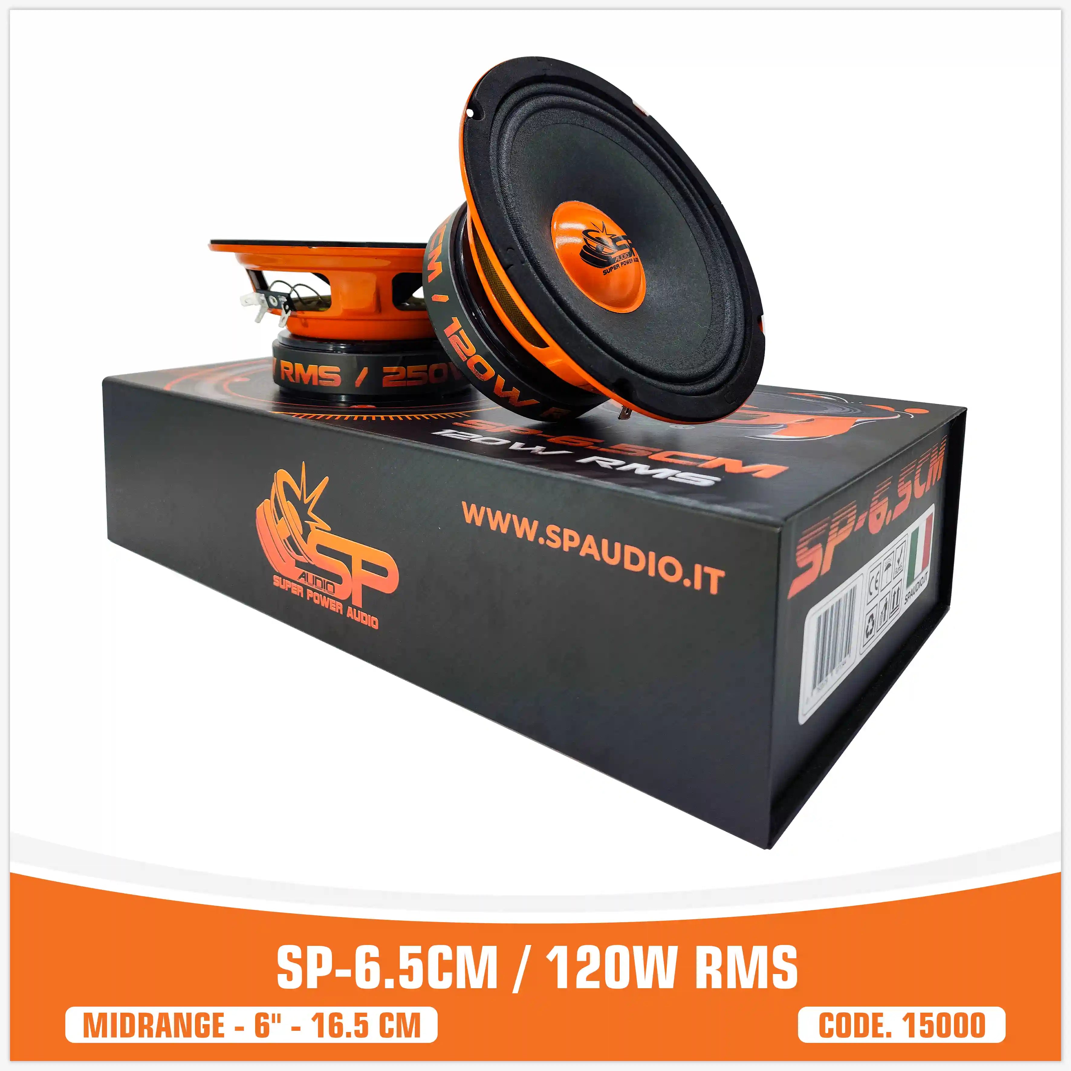 SP 6.5CM MIDRANGE IL PIÙ VENDUTO6,5"/16,5CM 100W RMS (PREZZO COPPIA)