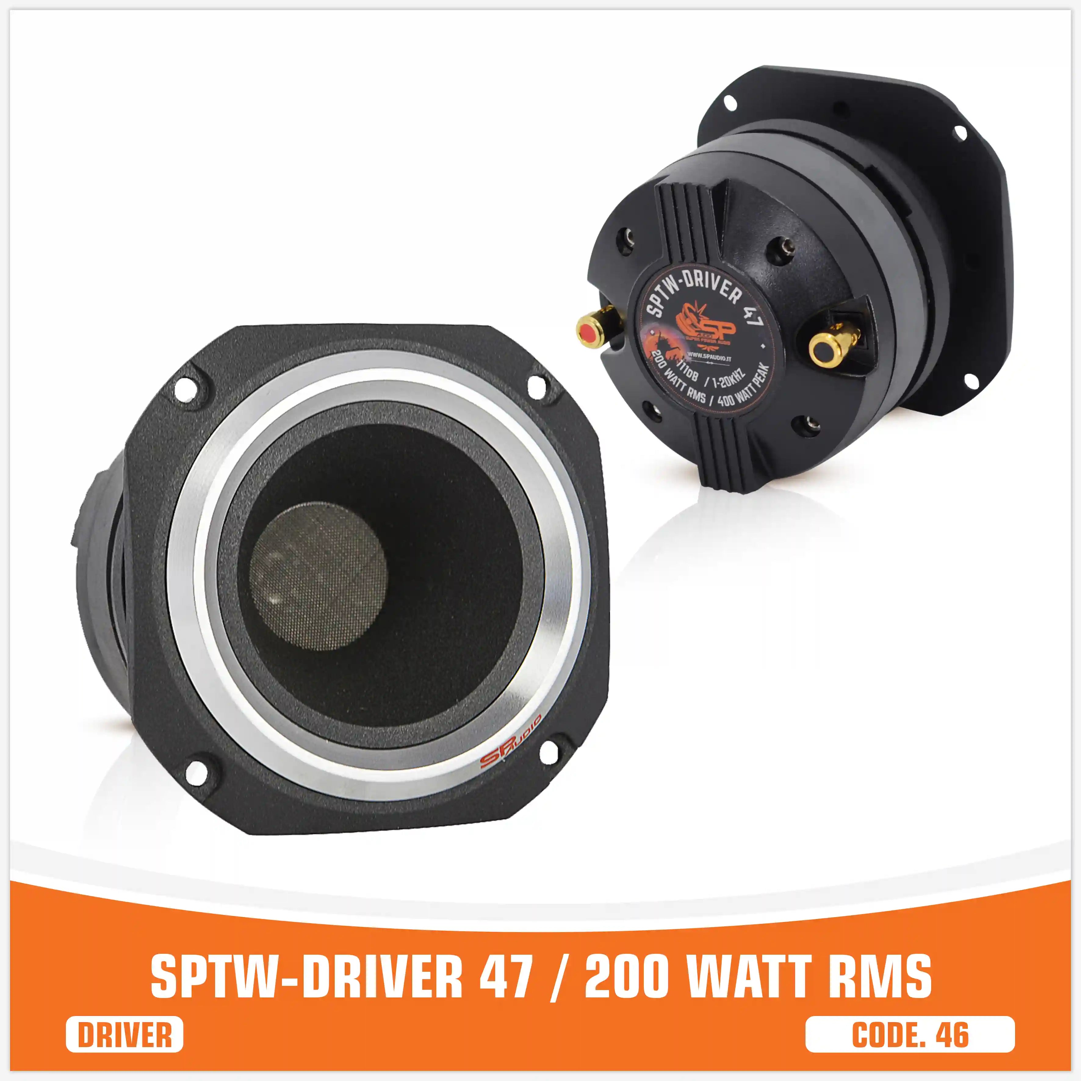 SP DRIVER 47 COMPLETE DRIVER WITH HORN 200W RMS(UNIT PRICE)