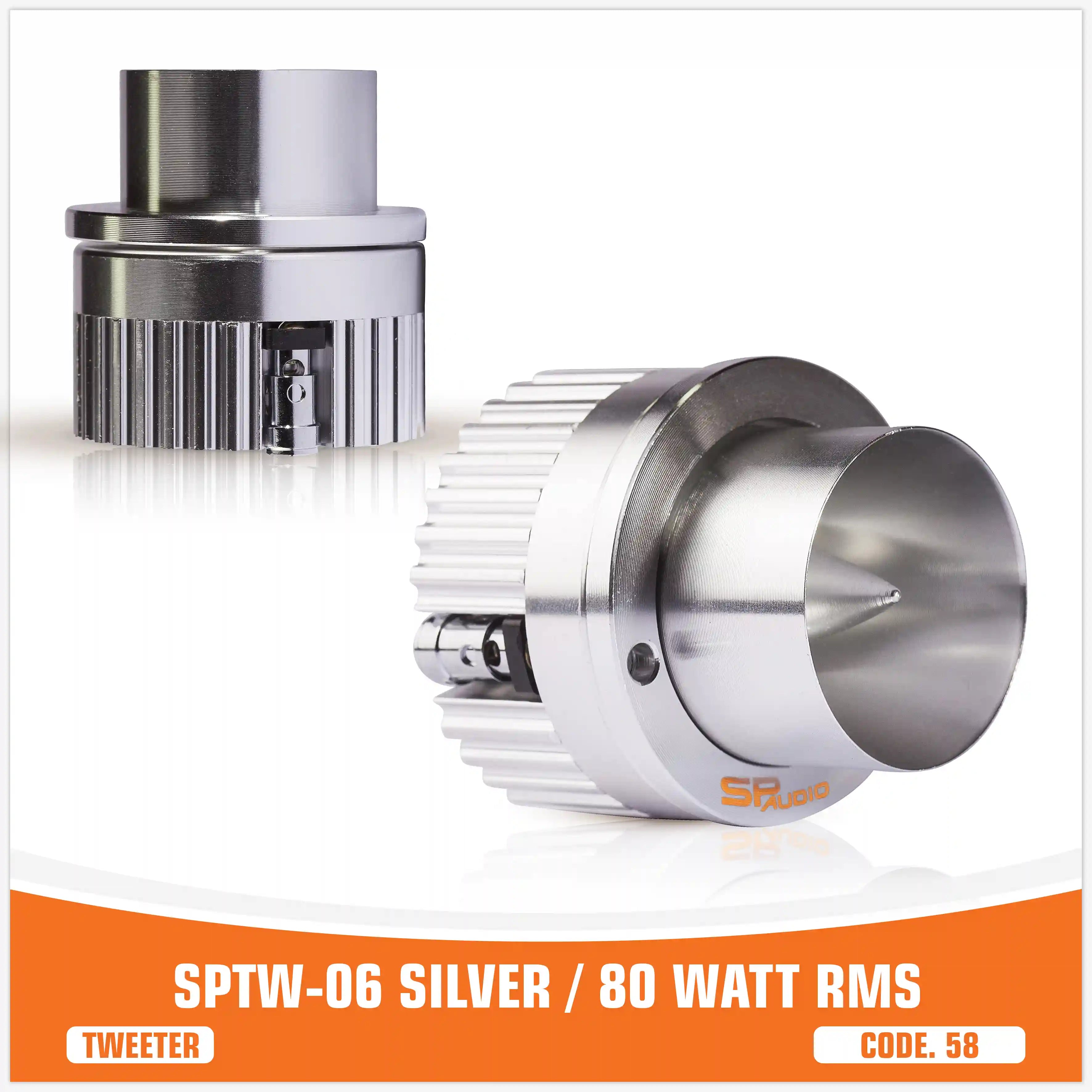 SP TW 06 TWEETER BALA PLATA 80W RMS (PRECIO UNITARIO)