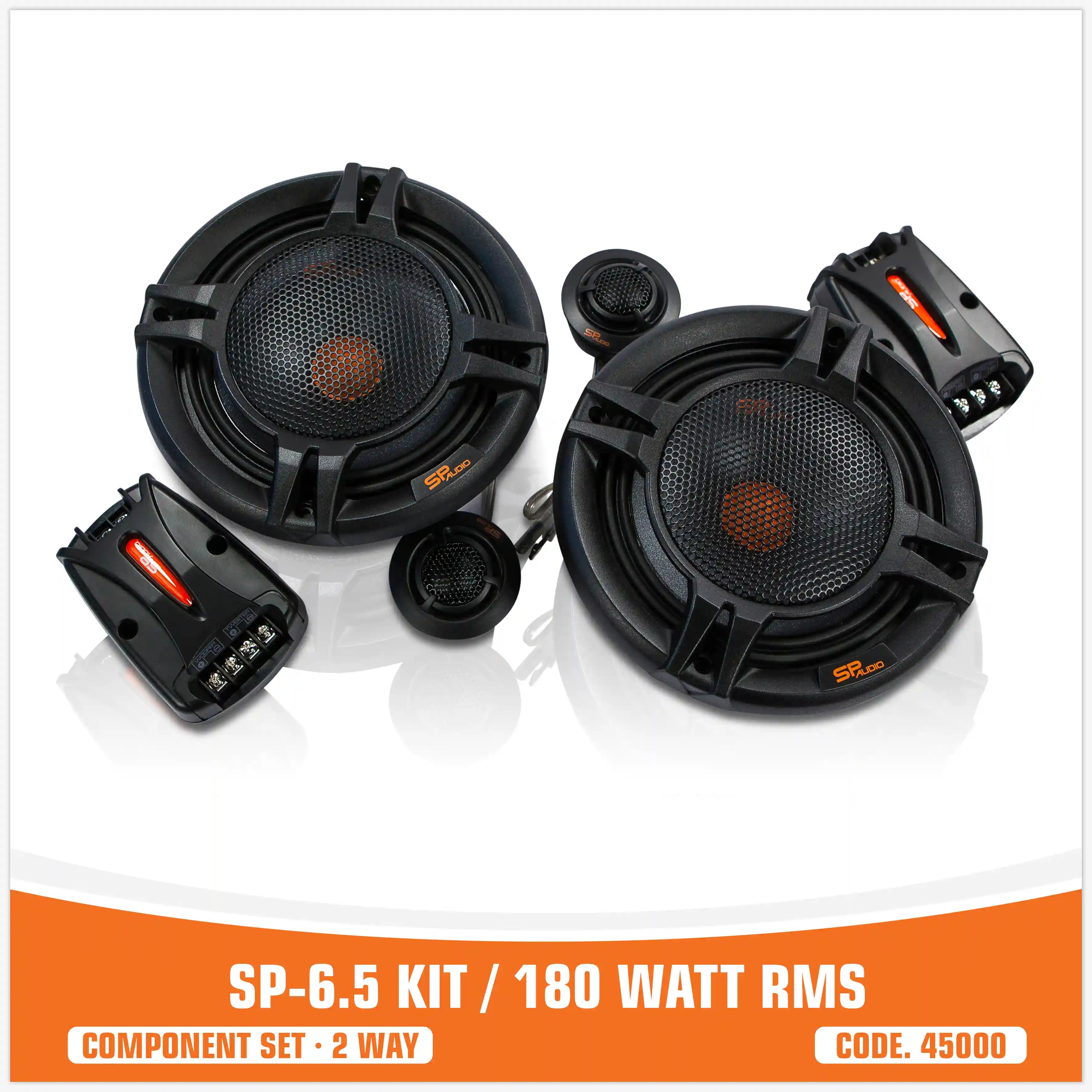 SP 6.5KIT 2 VOIES 2 HAUT-PARLEUR DE GRAVE+ 2TW+ CROSS (PRIX DU KIT)