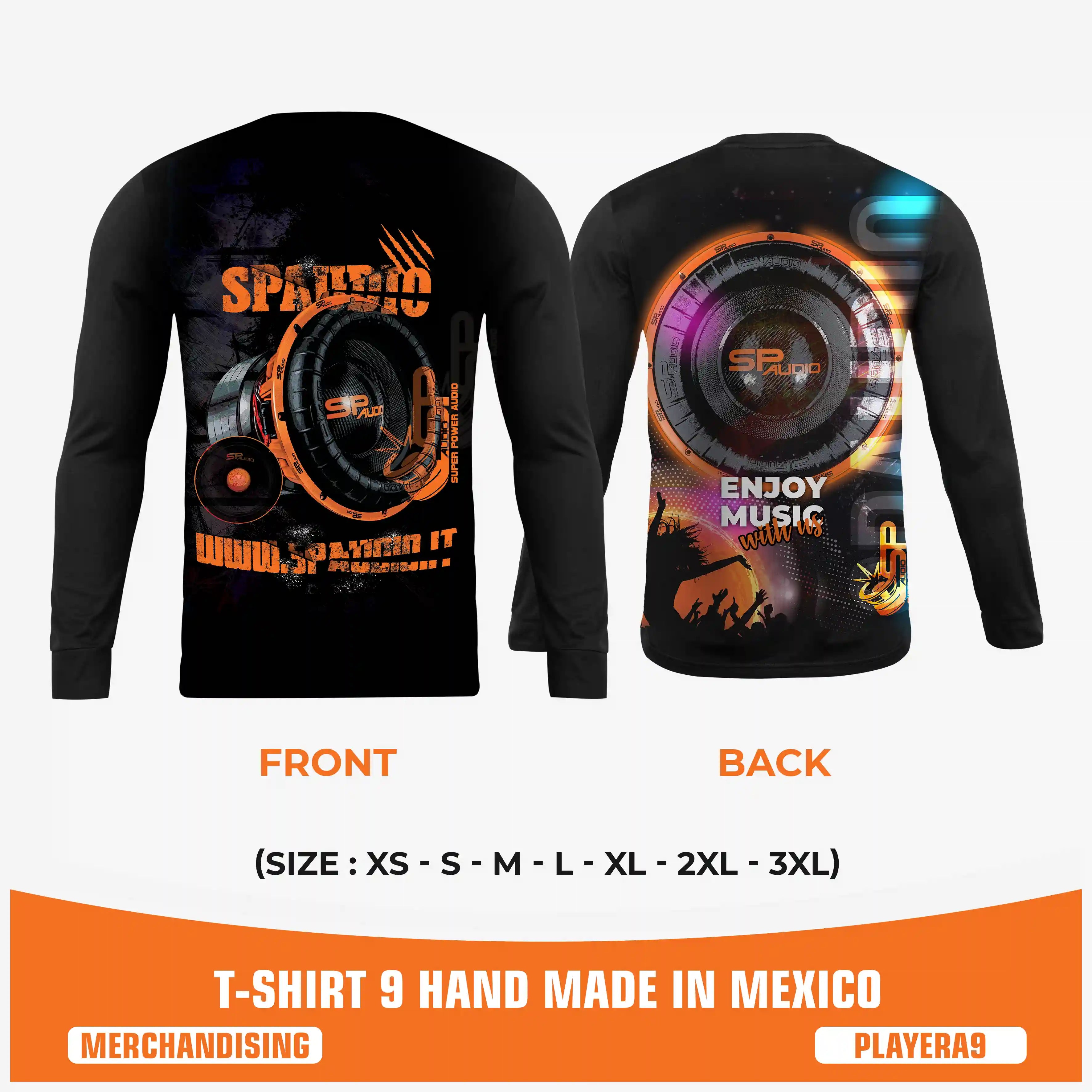 SPAUDIO T-SHIRT 9 (UNIT PRICE)