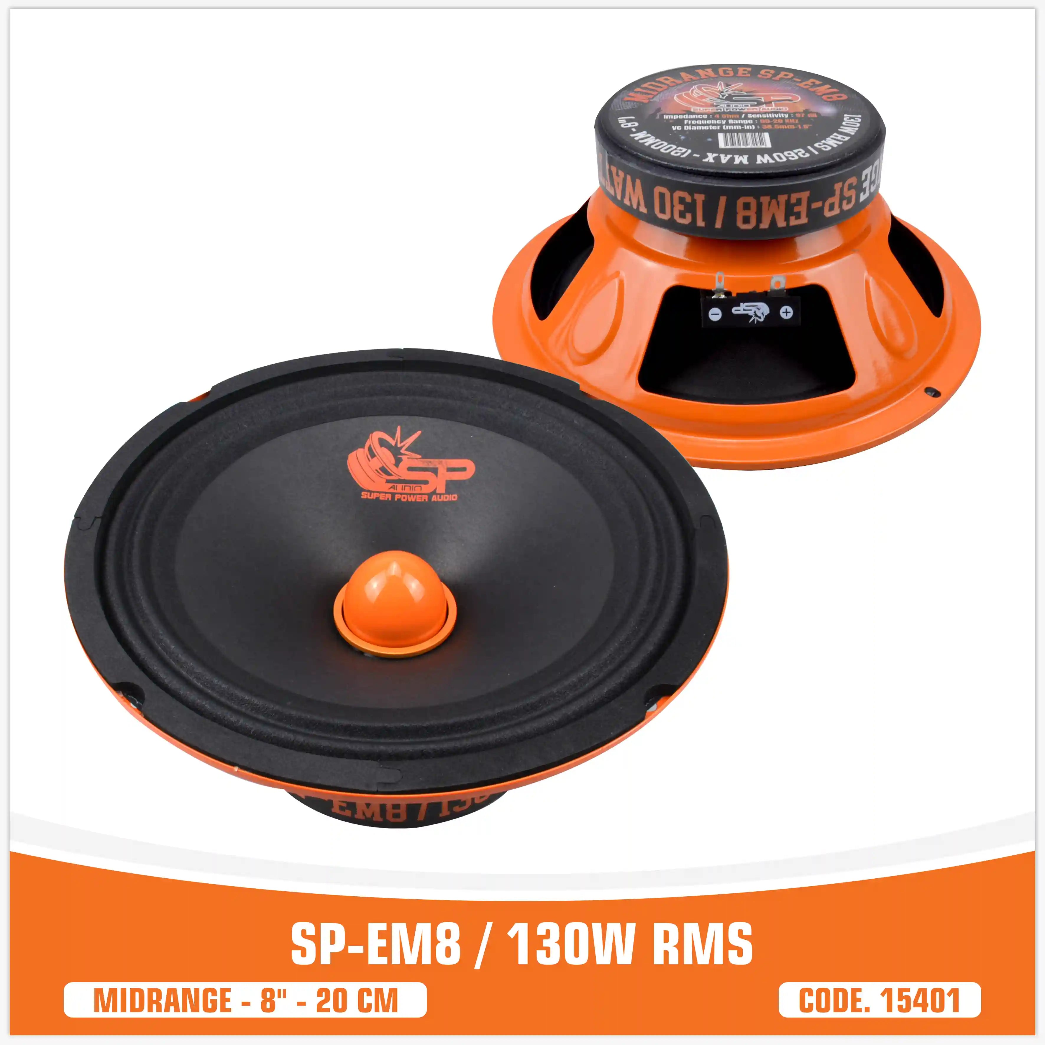 SP-EM8 / 130W RMS (PAIR PRICE)