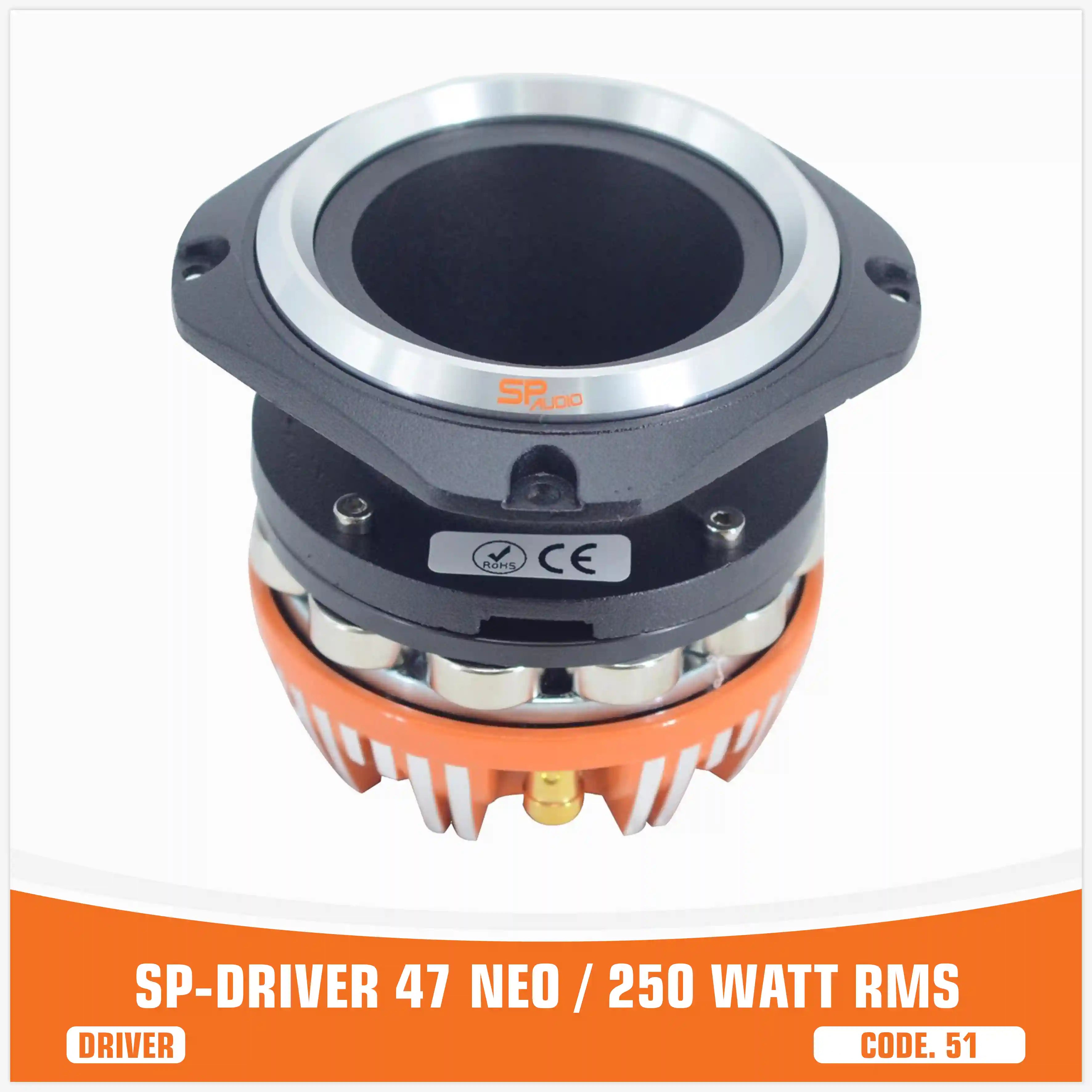 (47 NEO  درایور)
(با هورن)
(250W RMS)
(قیمت تک)