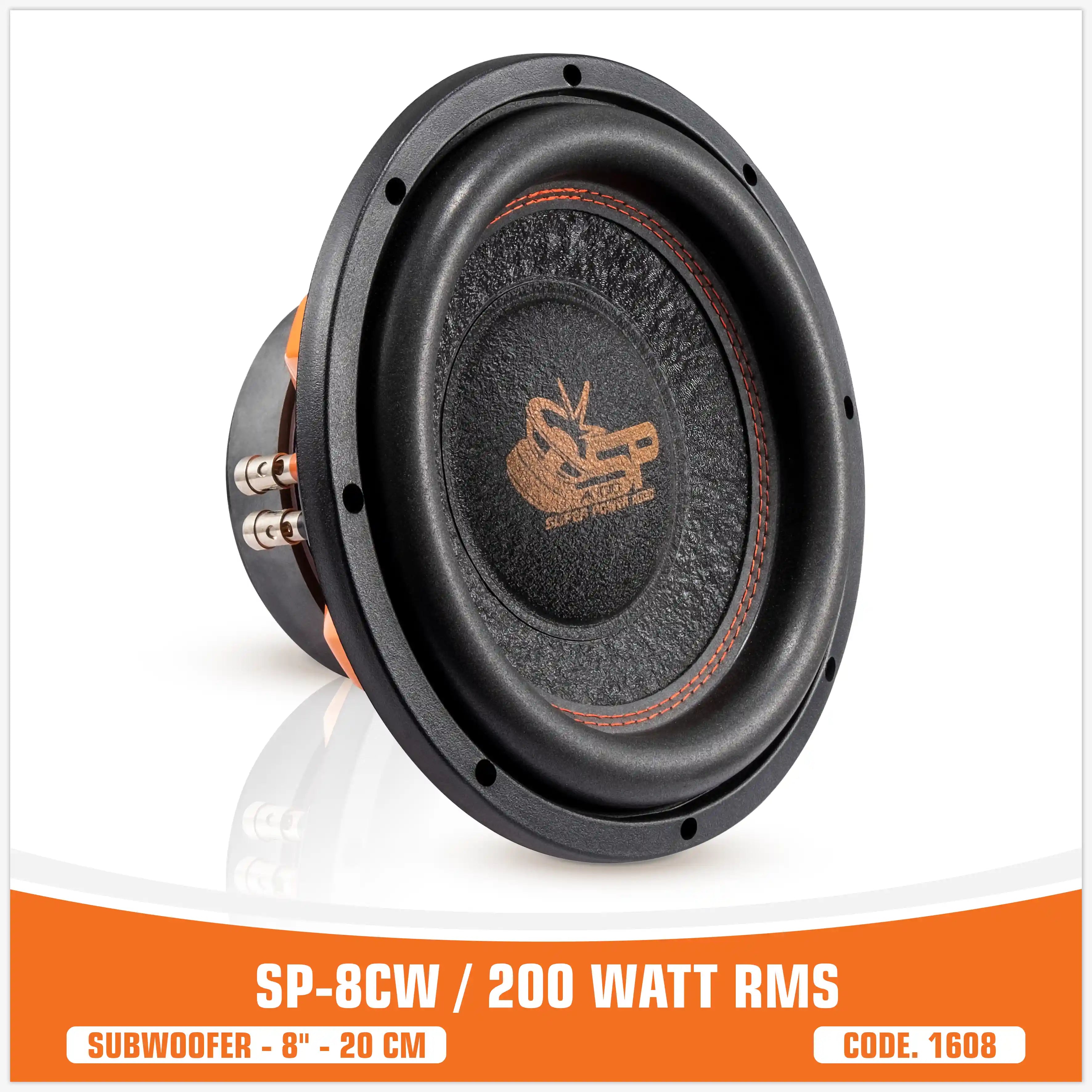 SP 8CW  SUBGRAVE 8"/20CM 200WATT RMS (PRECIO UNITARIO)