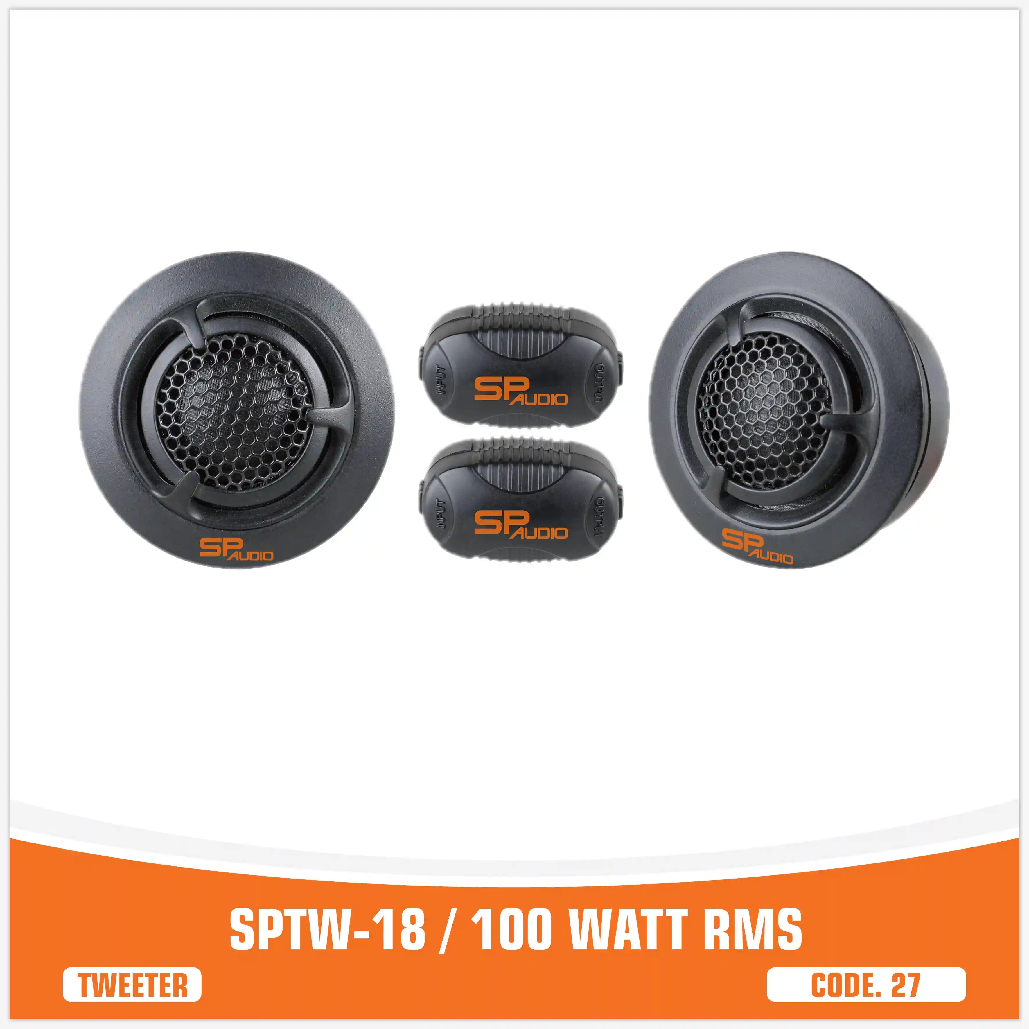 SP TW 18 SET NORMAL TWEETER 25W RMS / 100 WATT MAX (PRECIO POR PAR)