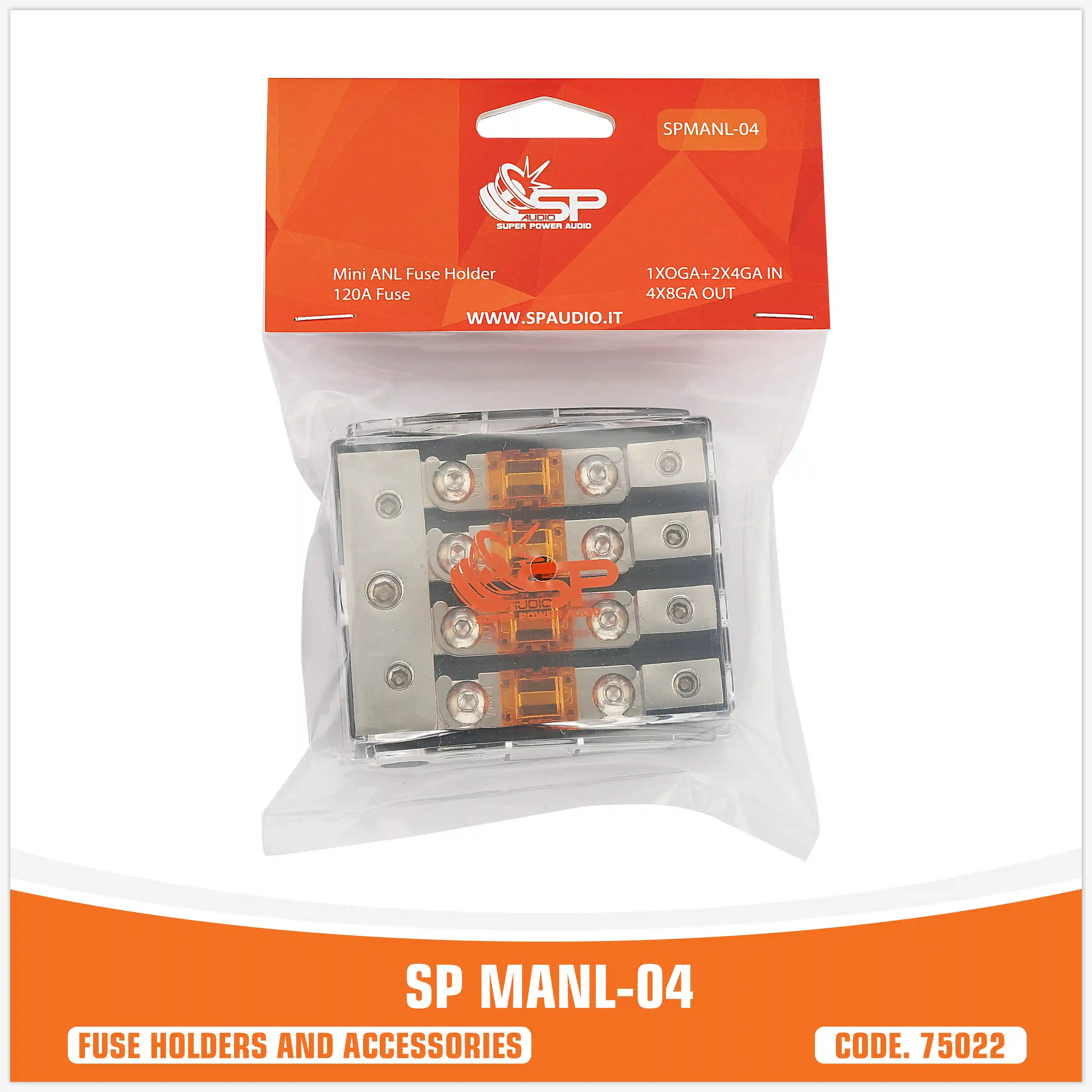 SP MAN 04 PORTAFUSIBILE 1X0 GA+2X4 GA IN+4X8 GA OUT               (PREZZO SINGOLO)