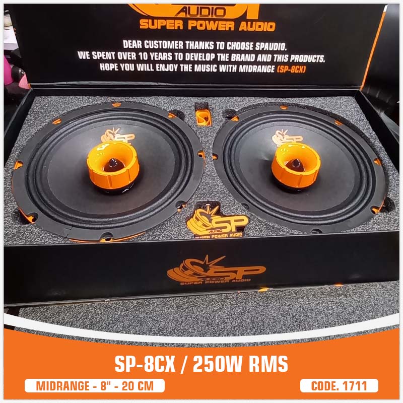 SP8CM CX COAXIAL MIDRANGE WITH TWEETER 8