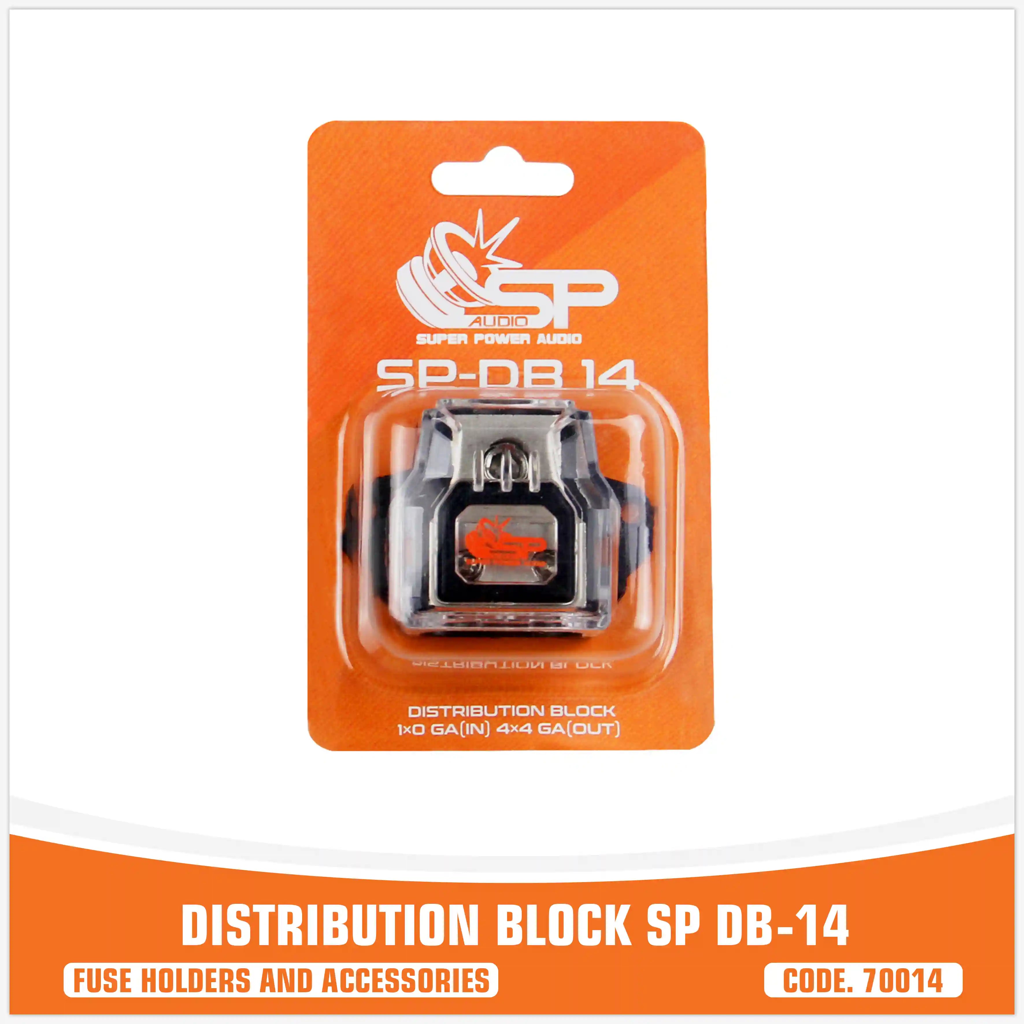 SP DB 14  DISTRIBUTION BLOCK 1x0GA IN 4x4GA