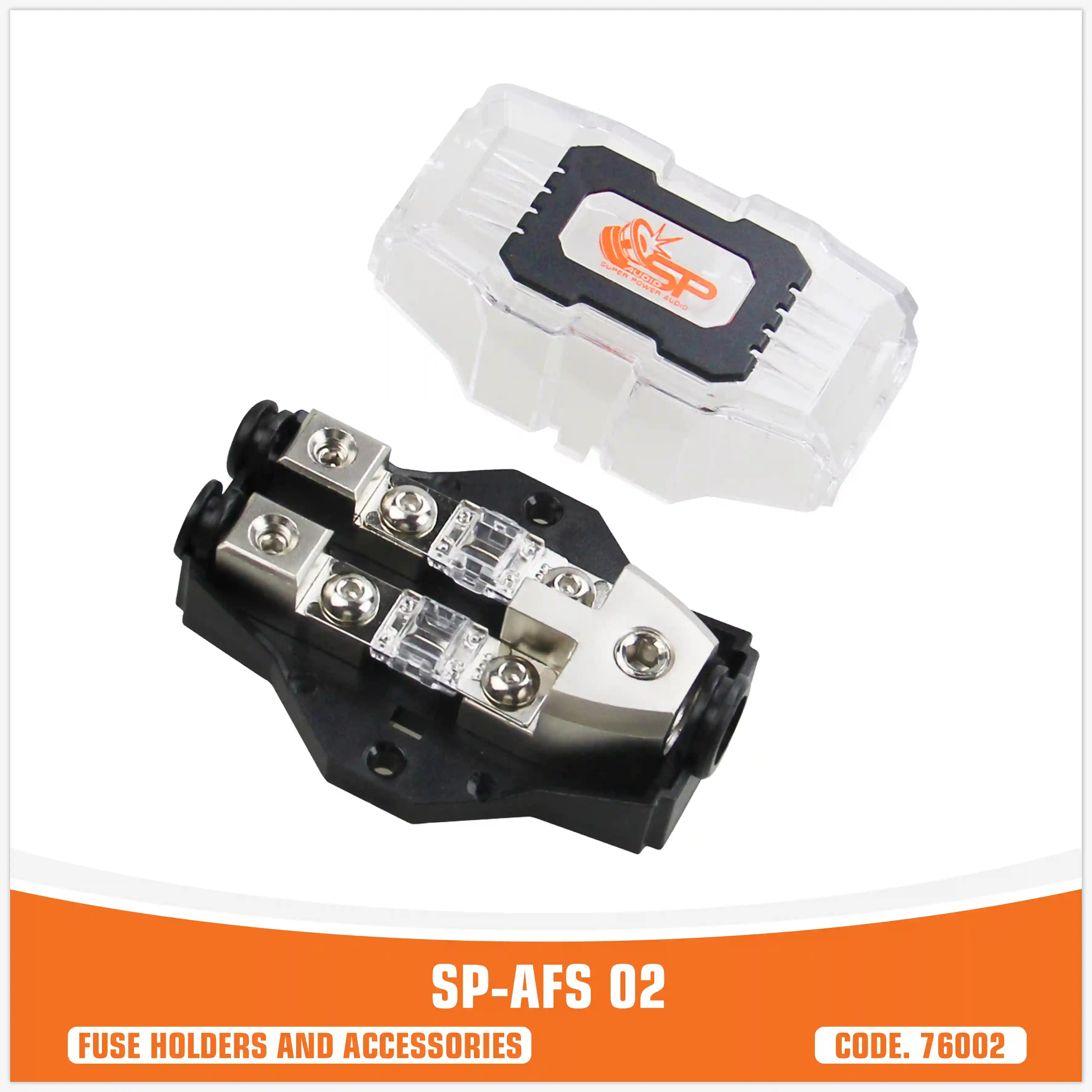 SP AFS 02 PORTAFUSIBLES MINI ANL 1x0Ga ENTRADA + 2x4 GA SALIDA
