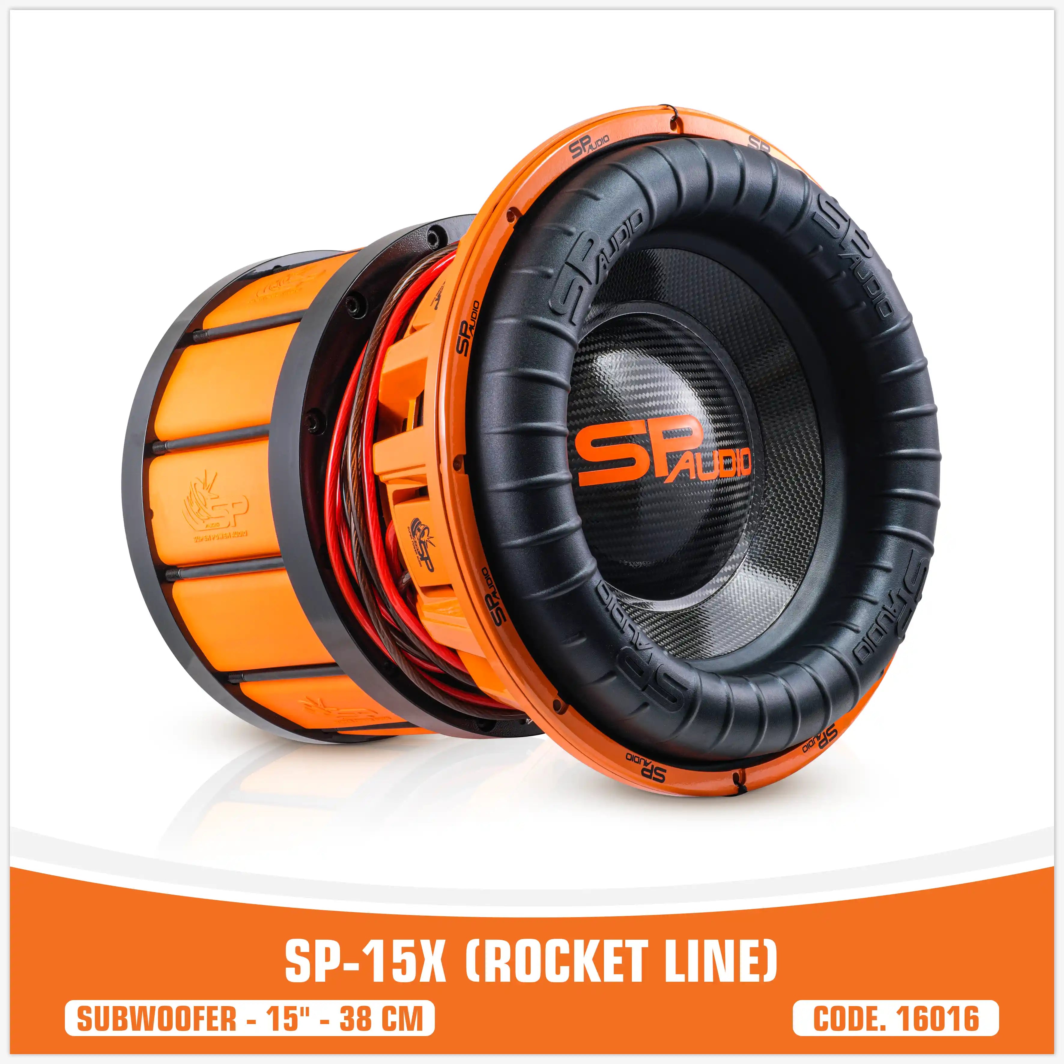 SP-15X (ROCKET LINE SUBWOOFER) 15"/38CM - 24000 WATT (UNIT PRICE)