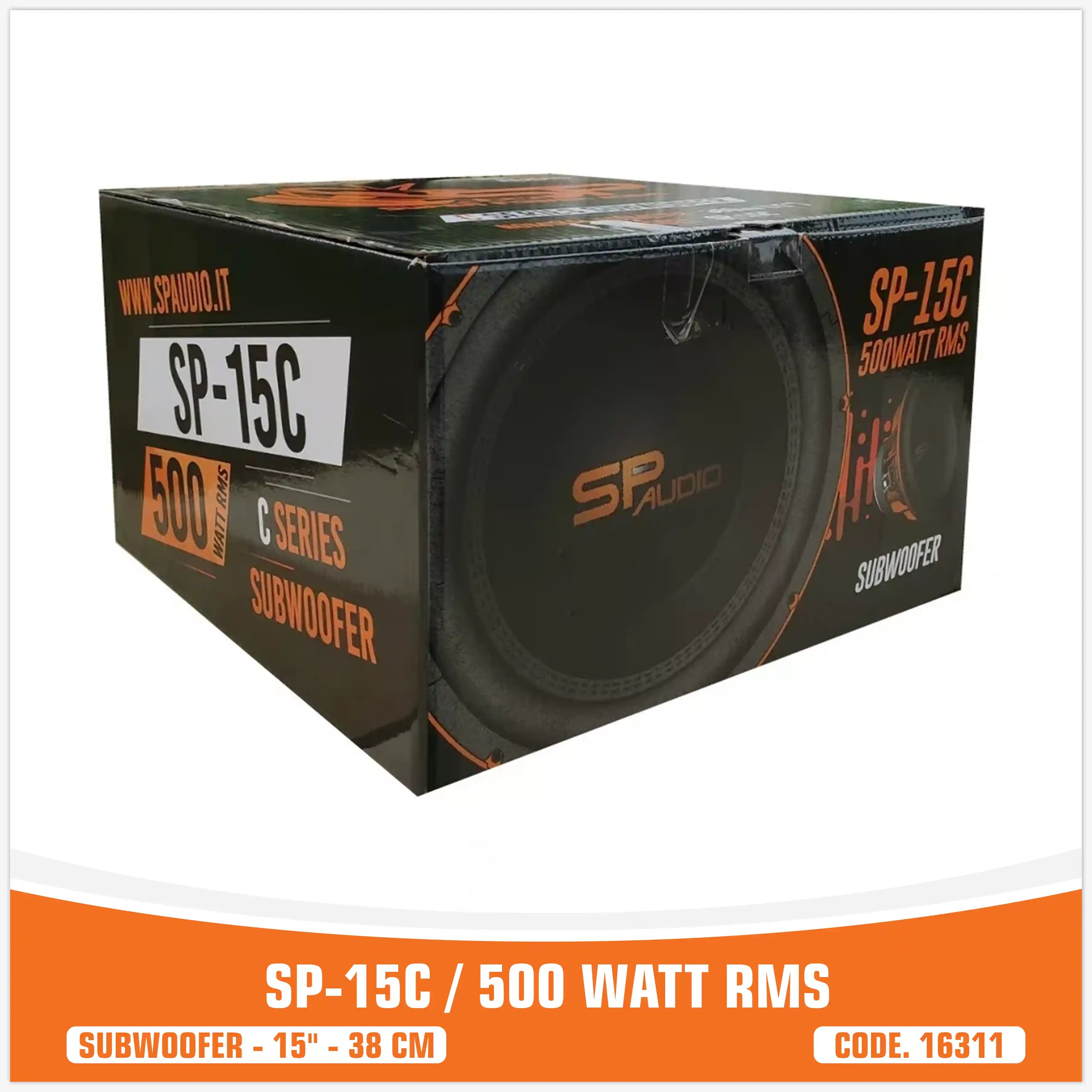 SP 15C SUBWOOFER 15"/38CM 500W RMS (PRIX ​​UNIQUE)