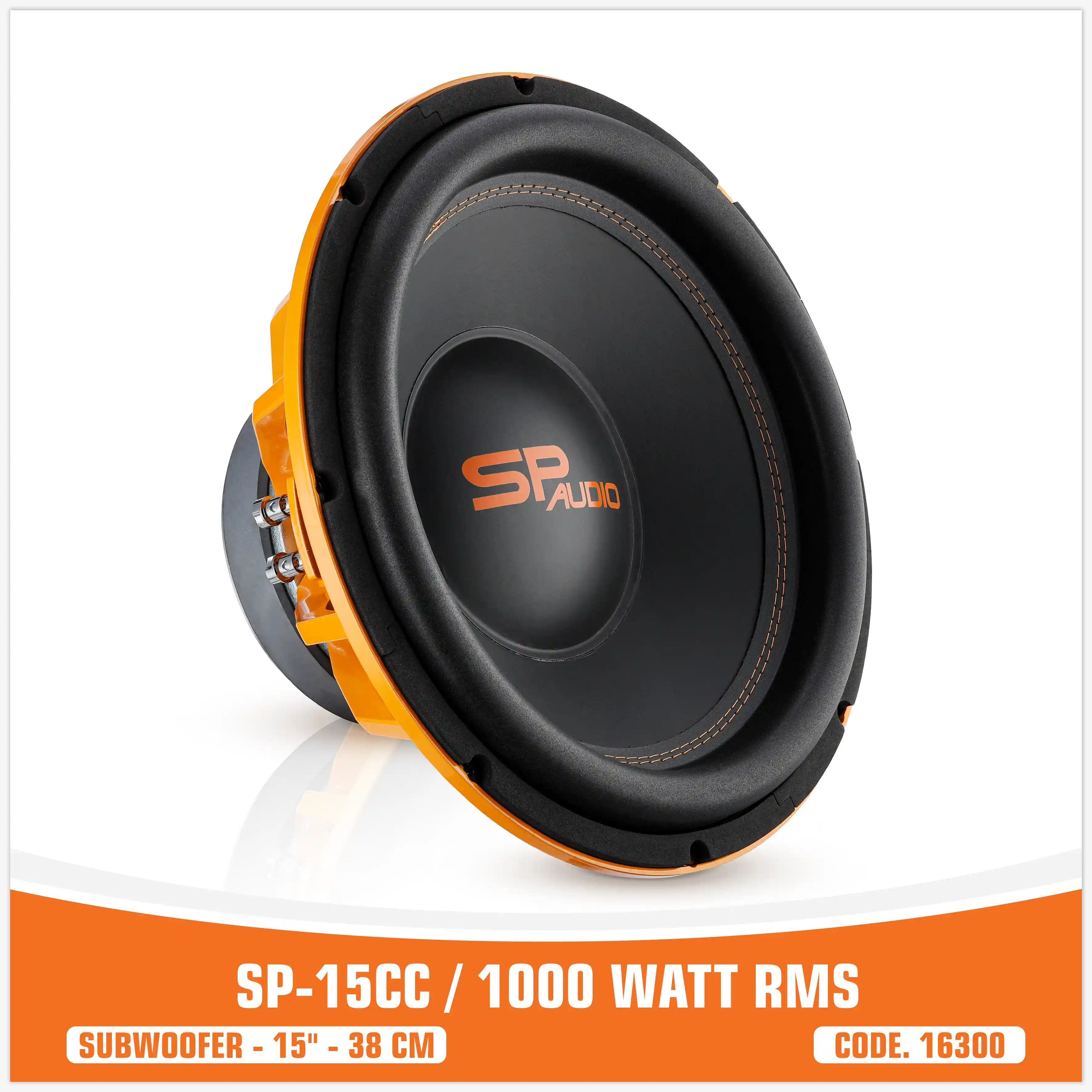 SP 15CC SUBWOOFER 15"/38CM 1000WATT RMS (PREZZO UNITARIO)