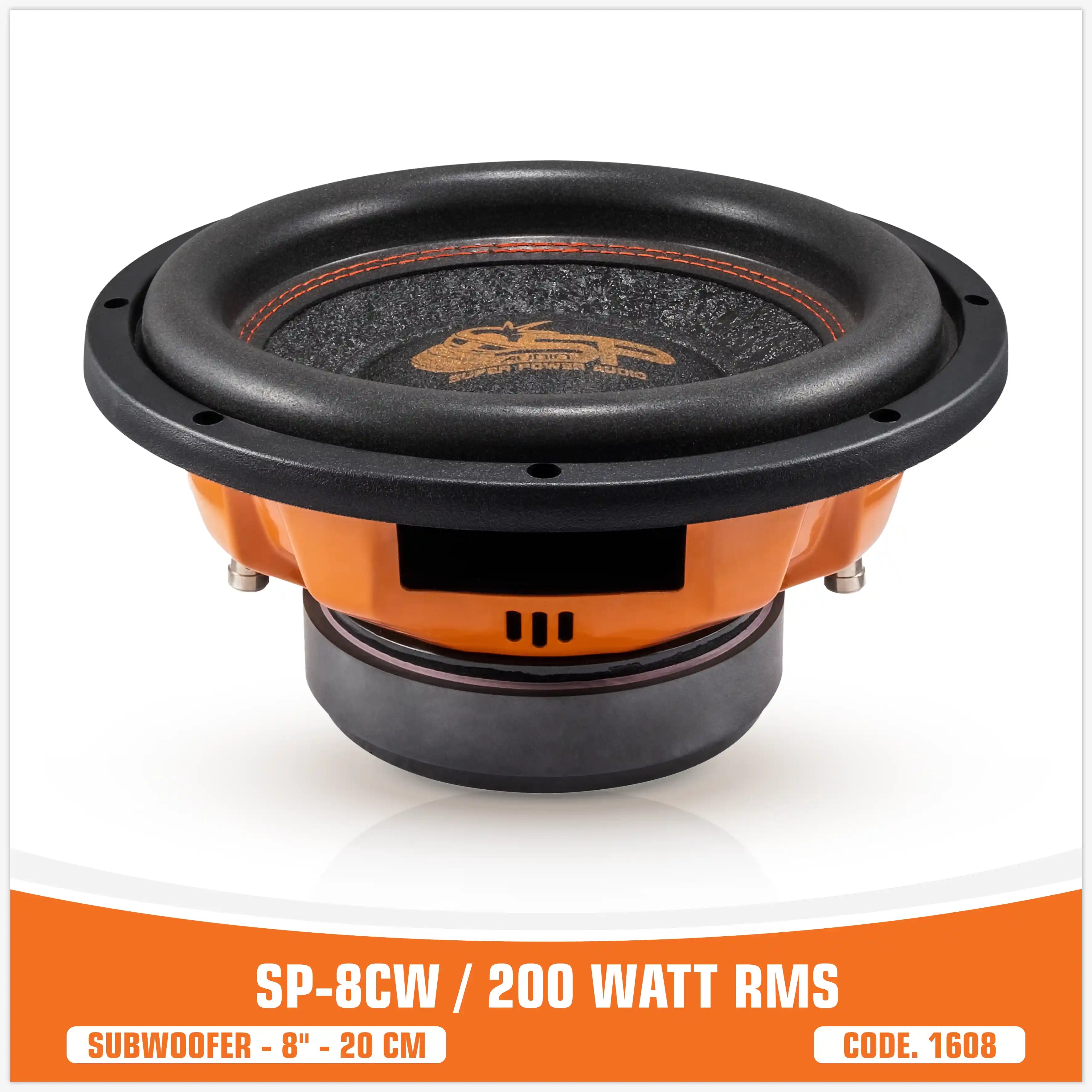 SP 8CW  SUBGRAVE 8"/20CM 200WATT RMS (PRECIO UNITARIO)