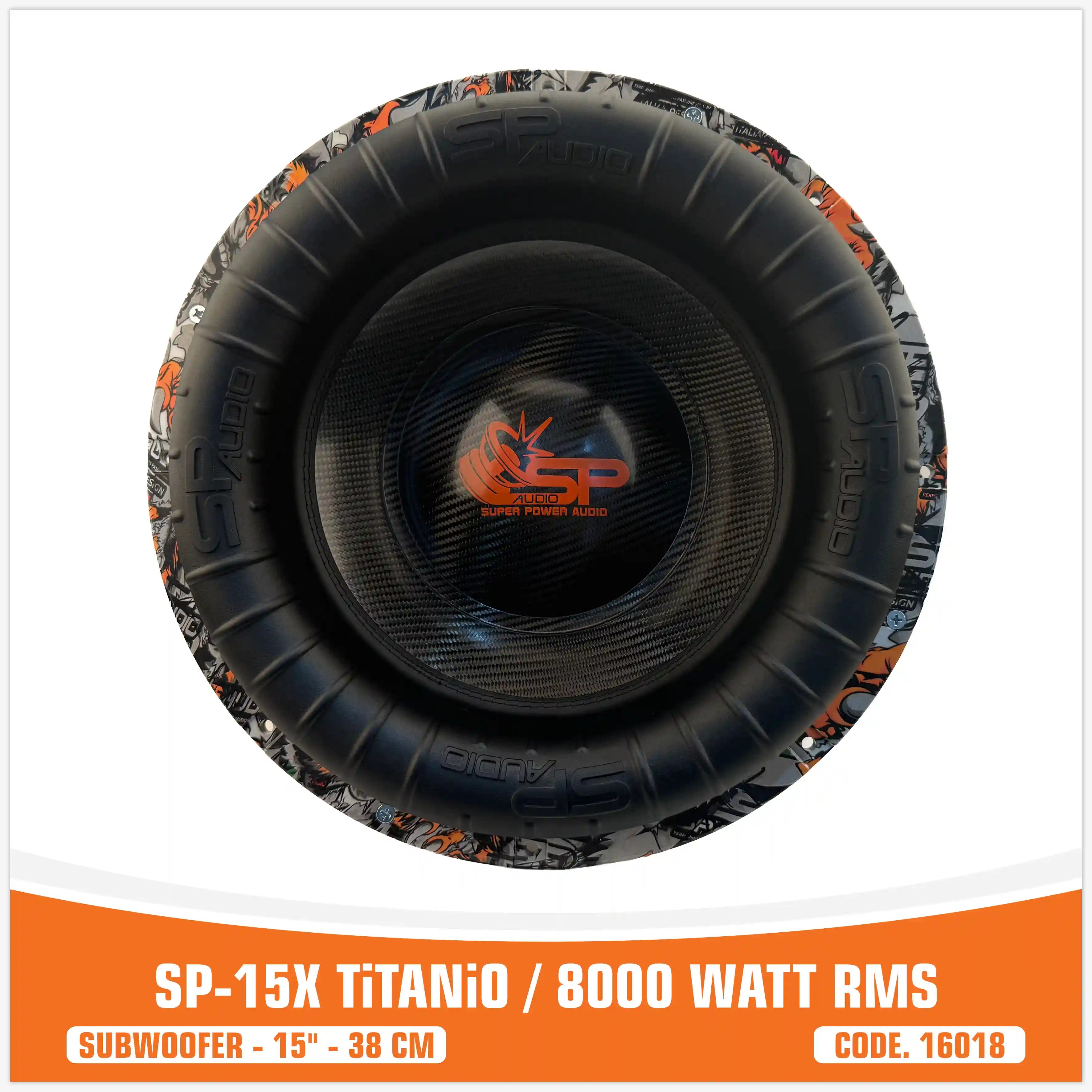 SP-15X TiTANiUM . 8000 WATT RMS (PRICE UNIT)