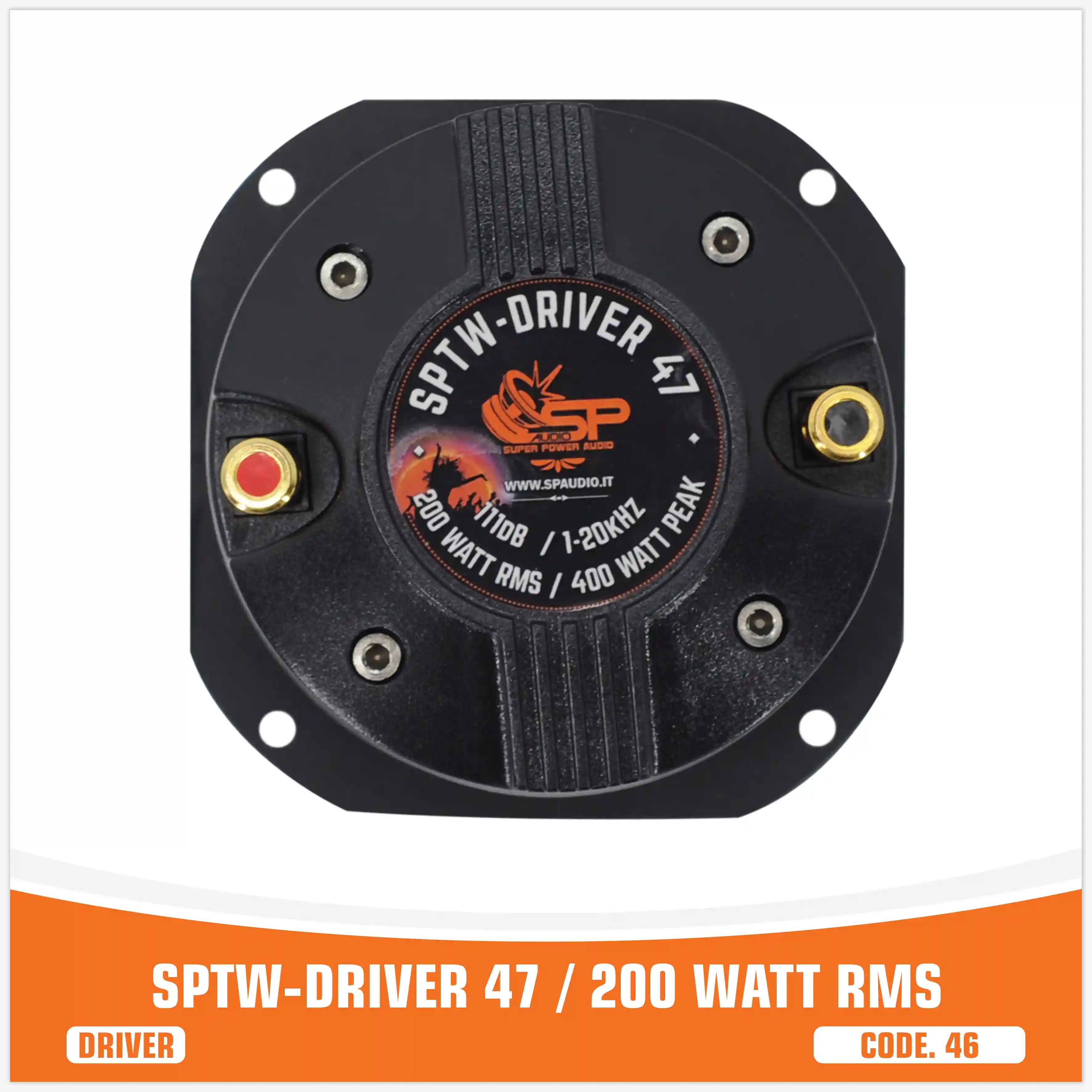 SP DRIVER 47 COMPLETE DRIVER WITH HORN 200W RMS(UNIT PRICE)