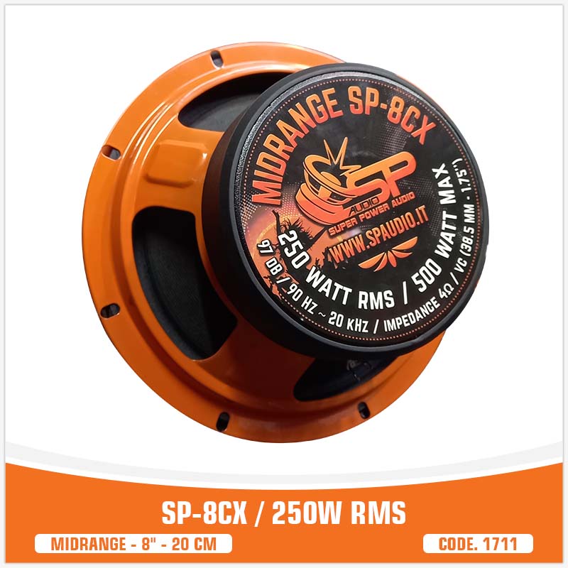 SP8CM CX COAXIAL MIDRANGE WITH TWEETER 8