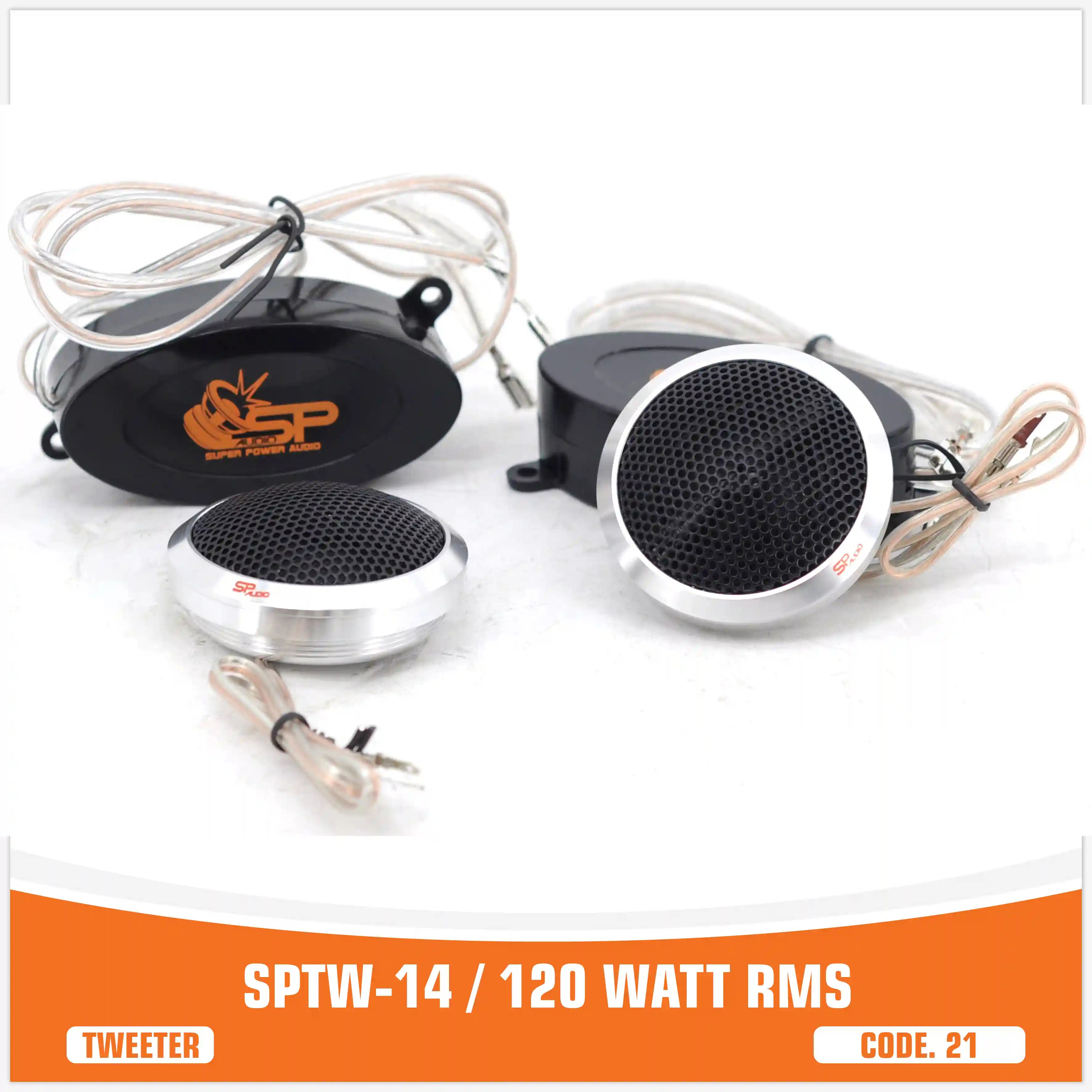 (SPTW  14)
(120W RMS)
(آلومینیوم)
(قیمت جفت)