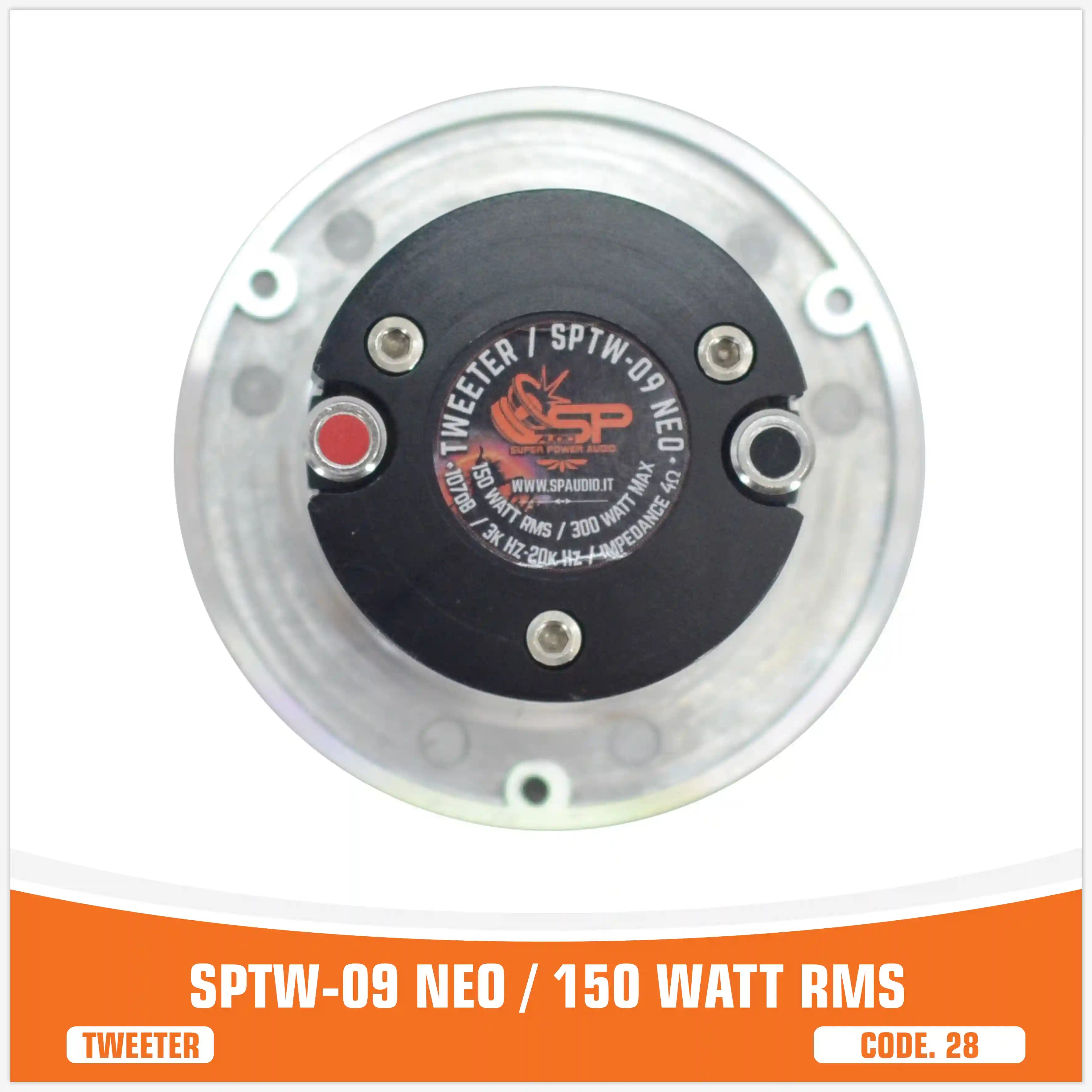 SP TW 09 NEO BULLET TWEETER NEO MAGNET 150W RMS (UNIT PRICE)