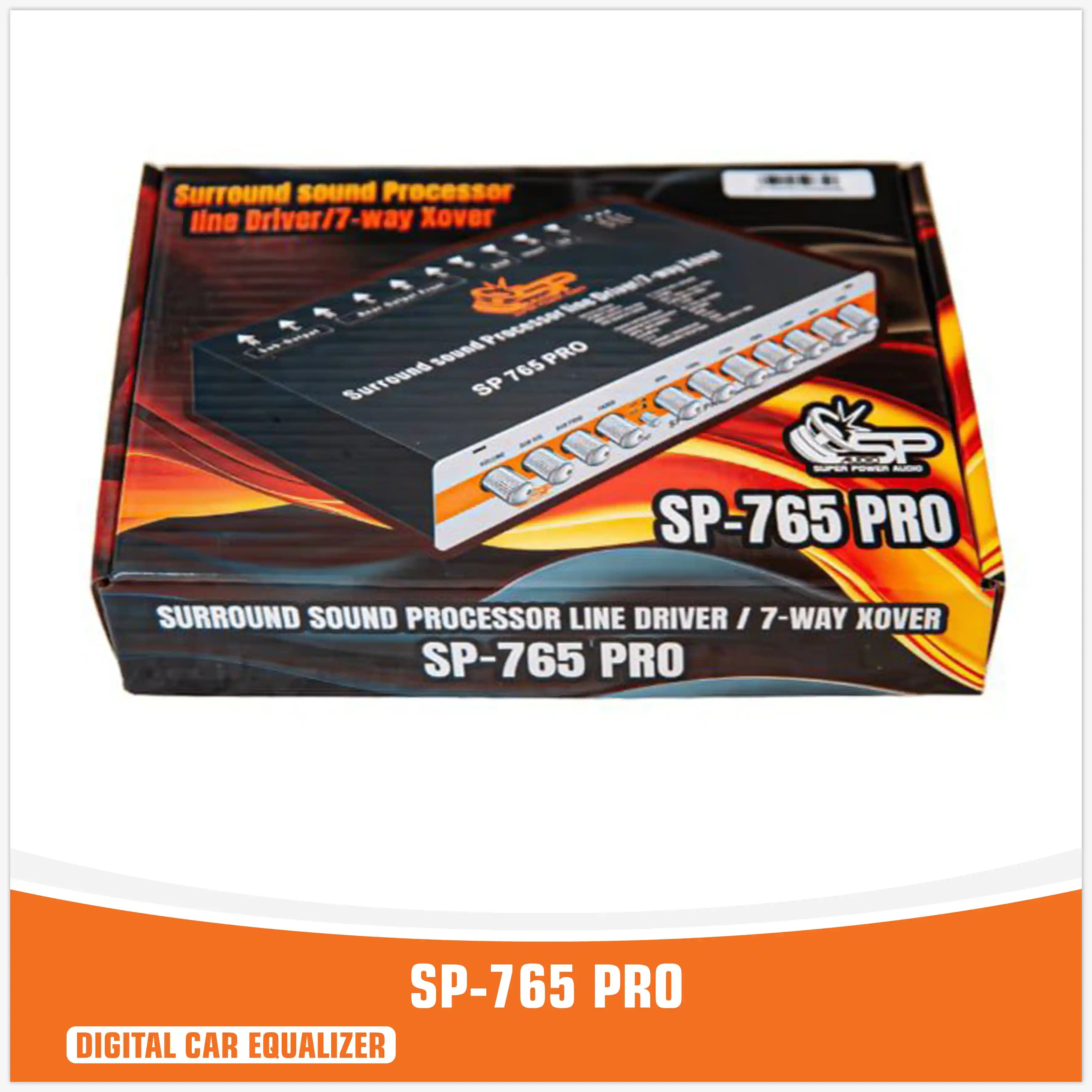 SP-765 PRO - Procesador de sonido envolvente Línea Driver / Xover de 7 vías - Procesador digital