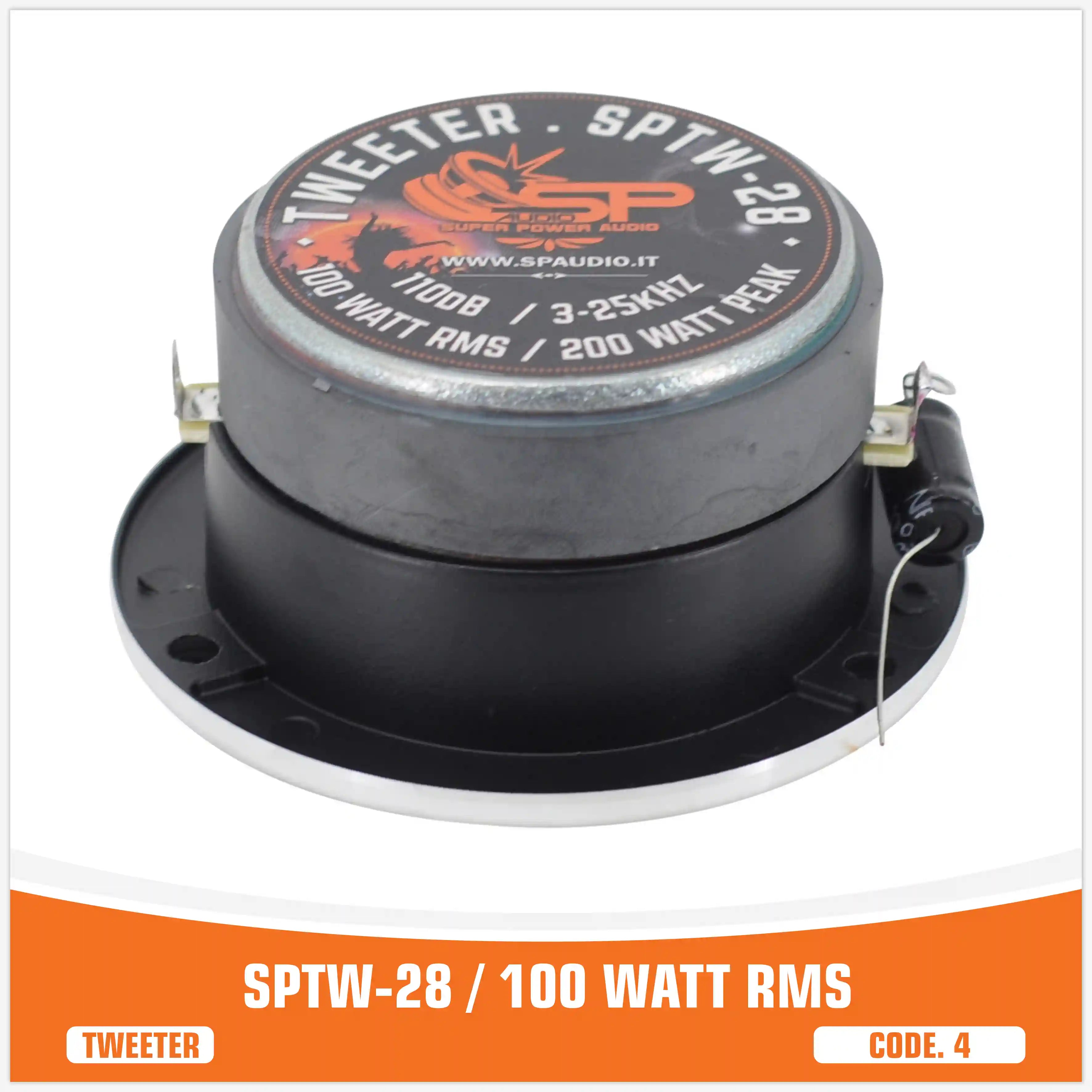 SP TW 28 BULLET TWEETER 100W RMS (PAIR PRICE)