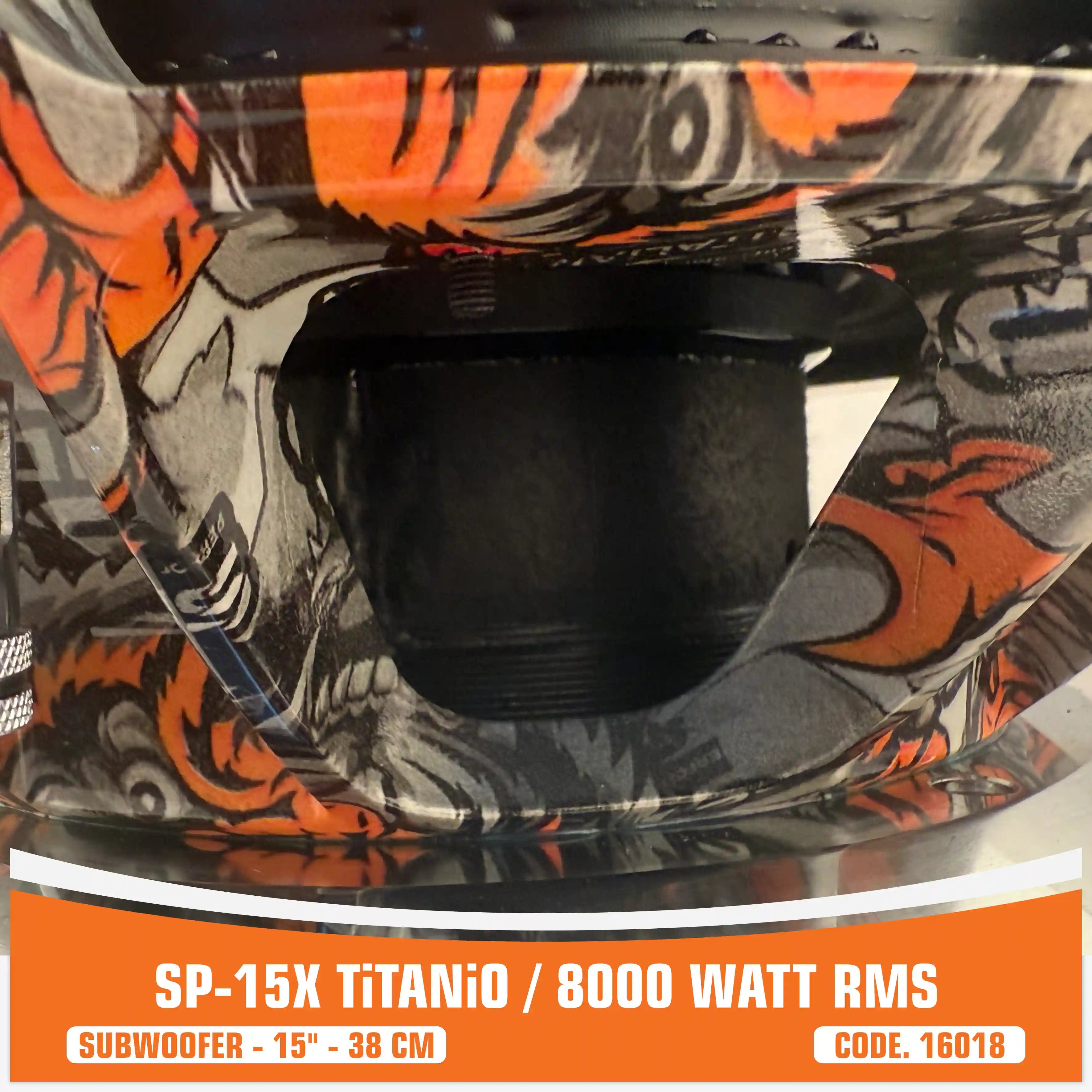 SP-15X TiTANiUM . 8000 WATT RMS (PRICE UNIT)