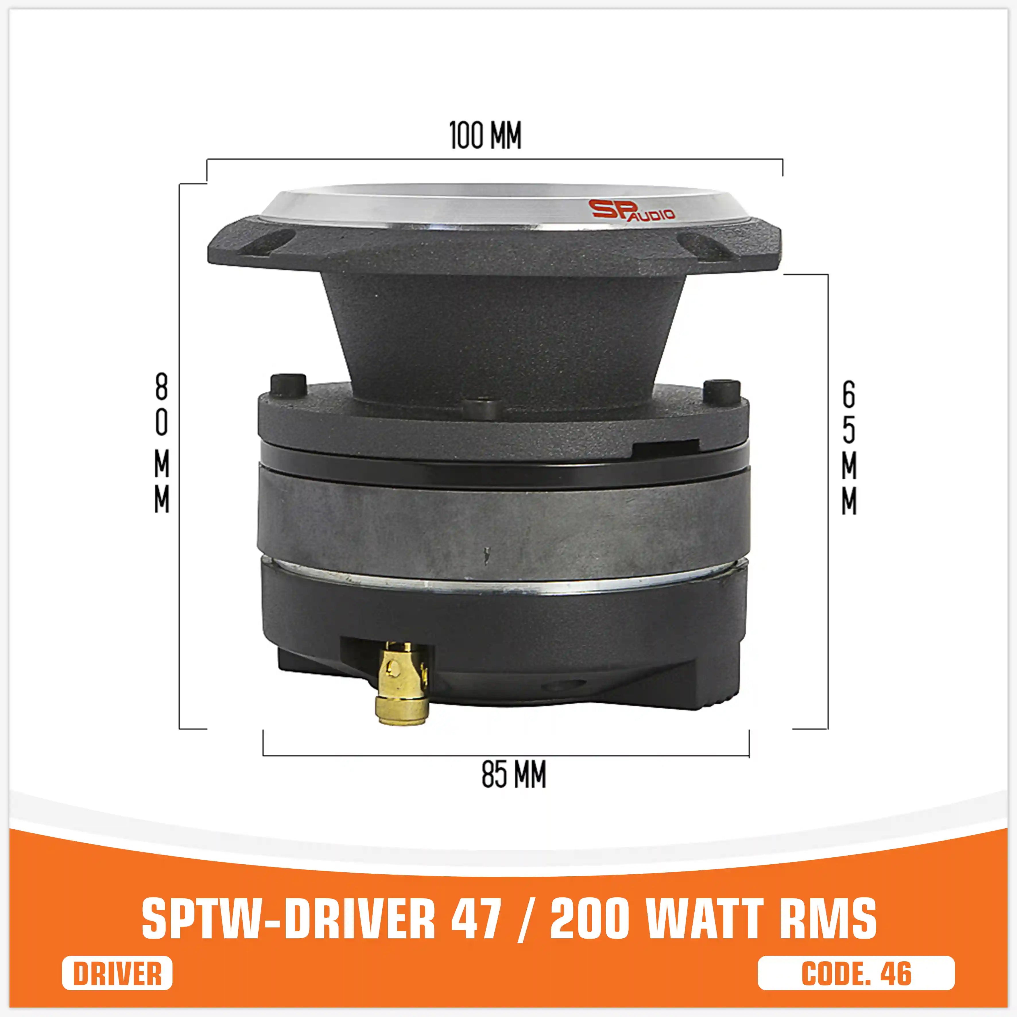SP DRIVER 47 COMPLETE DRIVER WITH HORN 200W RMS(UNIT PRICE)