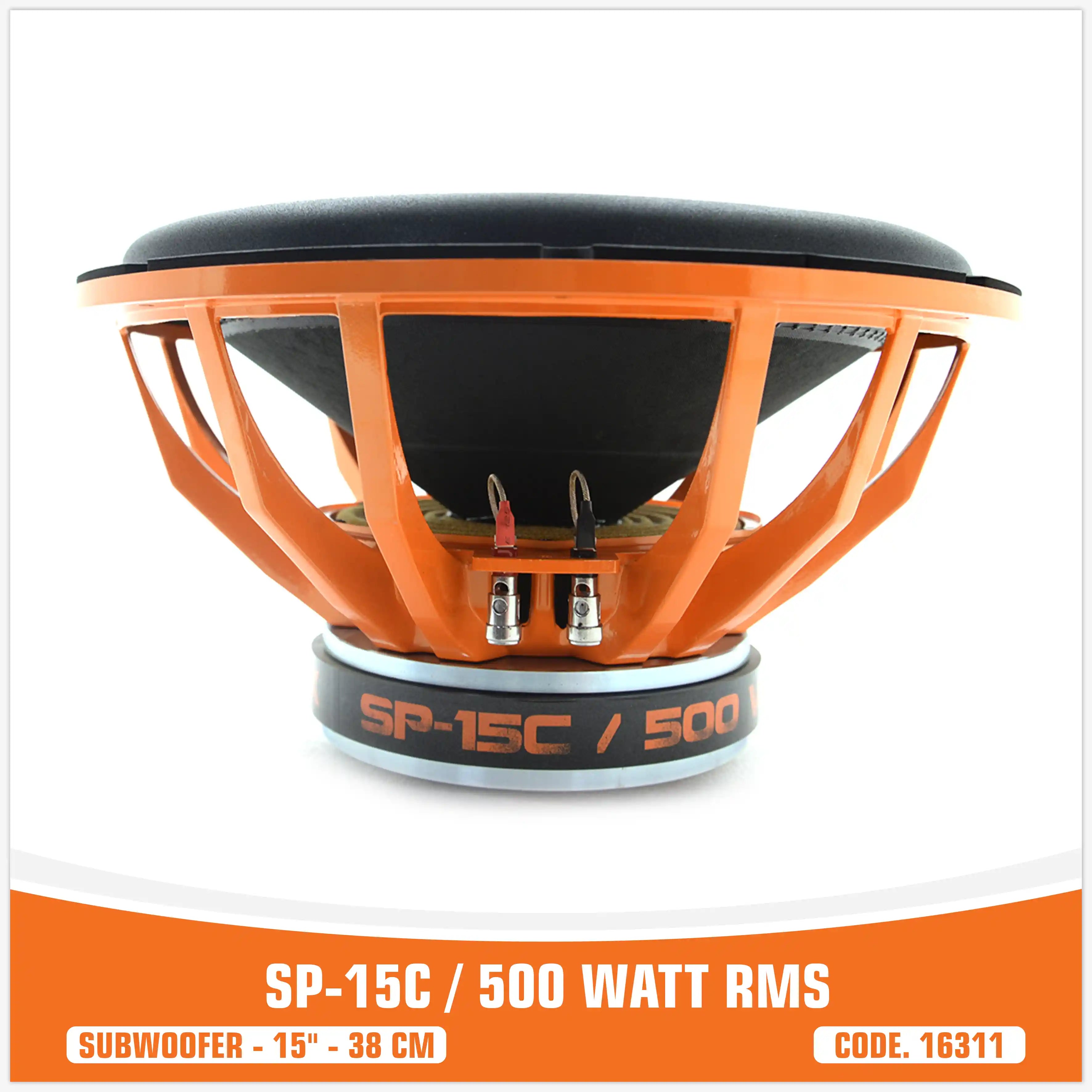 SP 15C SUBWOOFER 15"/38CM 500W RMS (PRIX ​​UNIQUE)