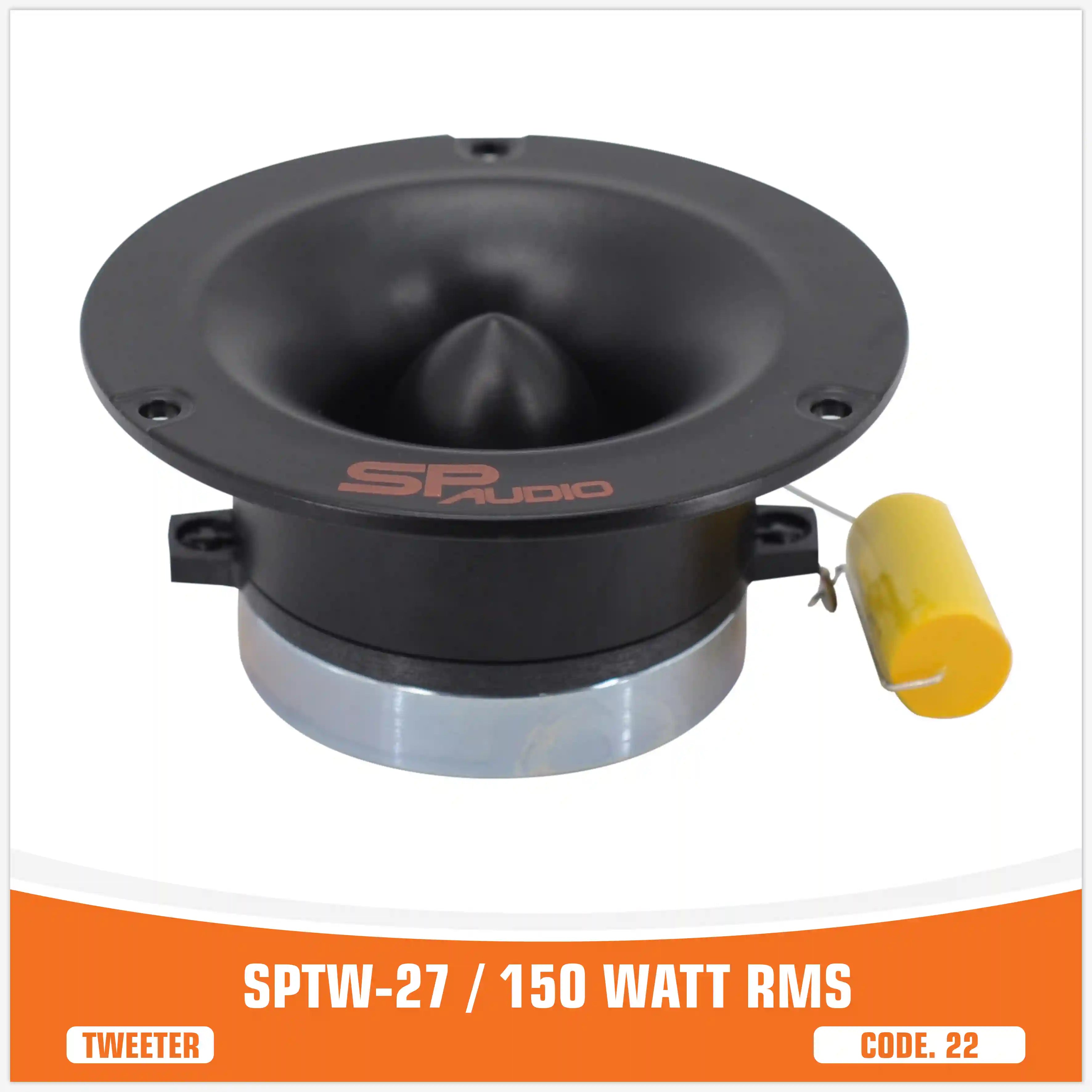 SP TW 27 BULLET TWEETER NEO MAGNET 150W RMS (PAIR PRICE)