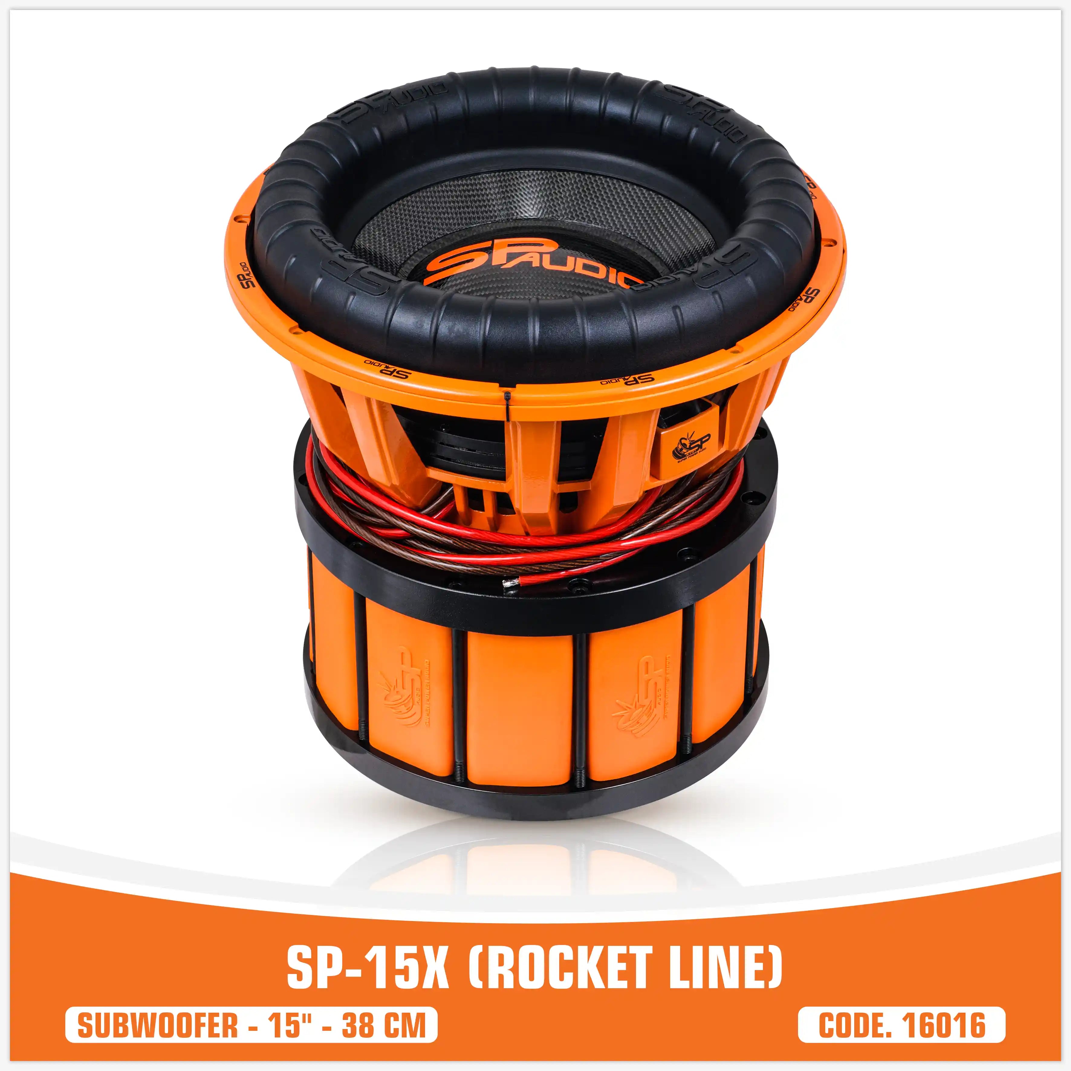 SP-15X (ROCKET LINE SUBWOOFER) 15"/38CM - 24000 WATT (UNIT PRICE)