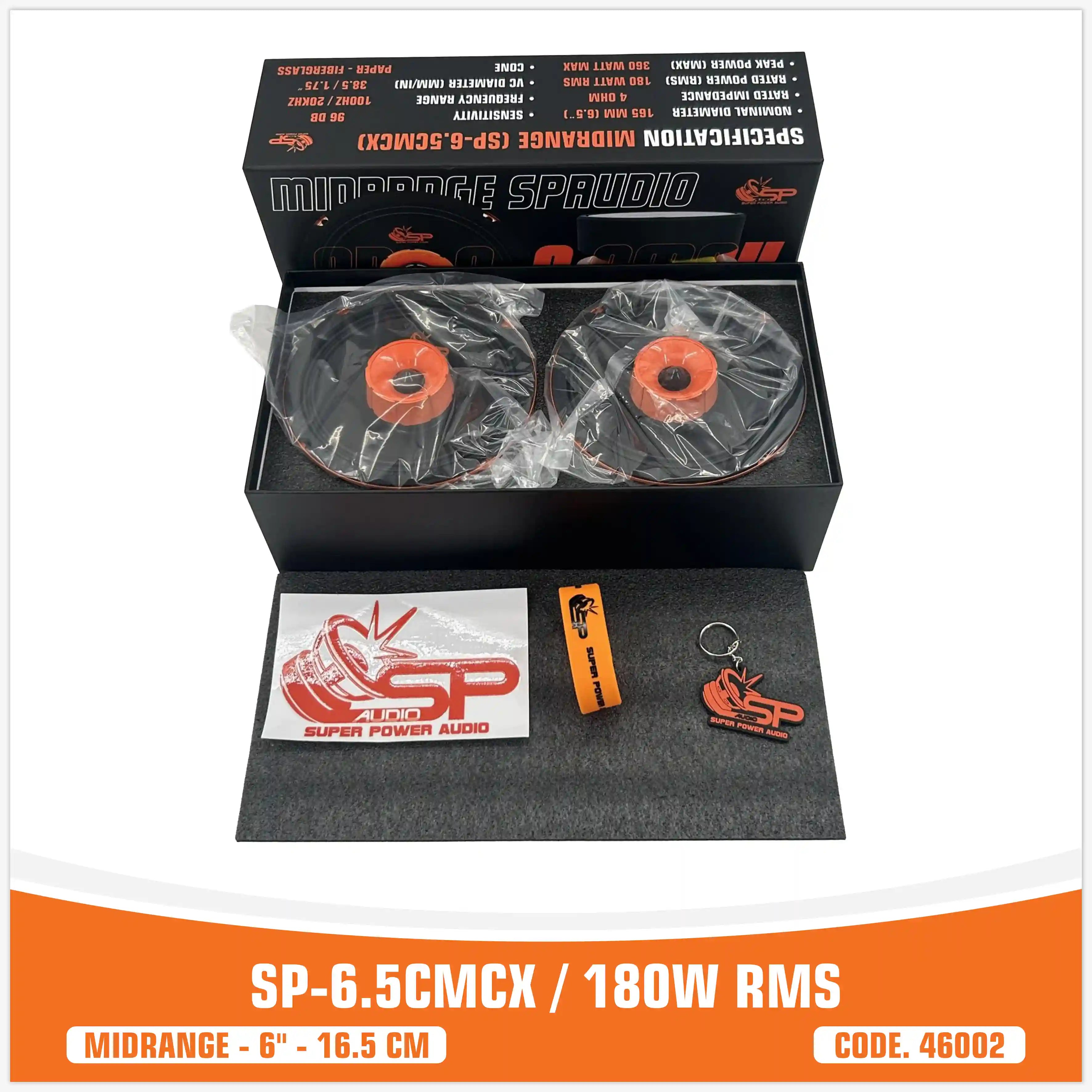 SP 6.5CM CX  MIDRANGE 6.5"/16.5CM 180W RMS (PAIR PRICE)