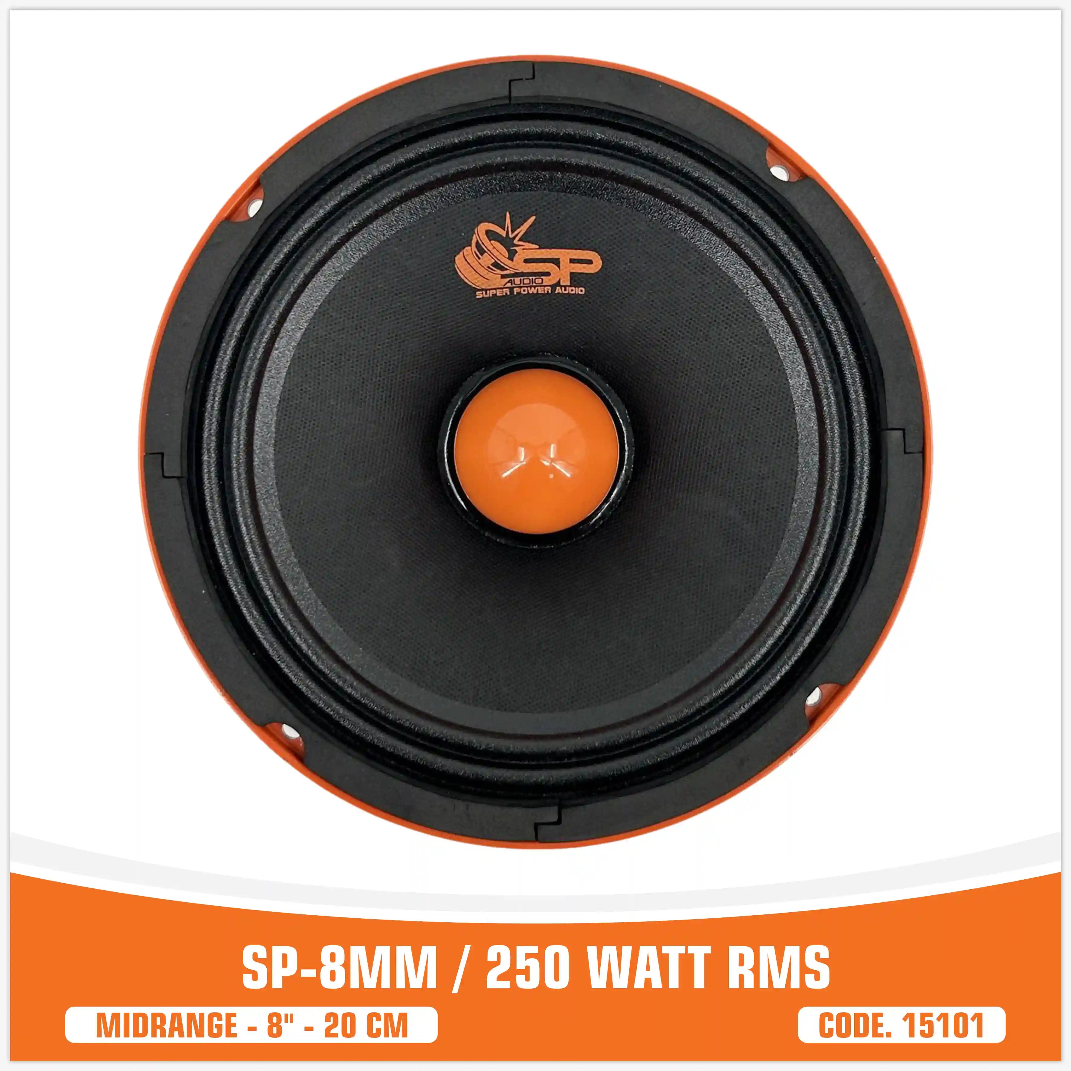 SP 8MM MIDRANGE EXTREME 8"/20CM 250W RMS (PAIR PRICE) NEW MODEL 2025