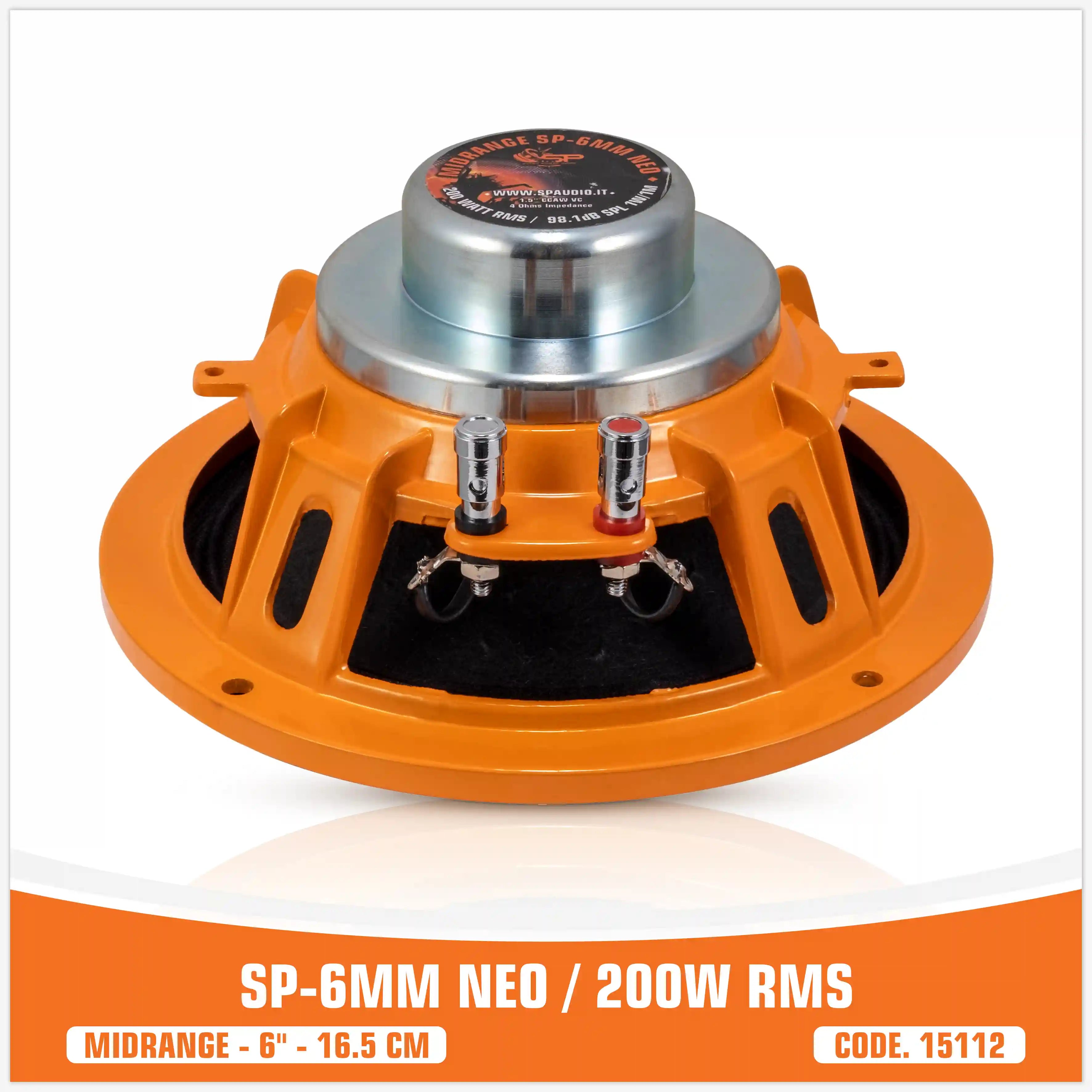 (6MM NEO  میدرنج)
 (6،5 "/ 16،5CM)
(200 W RMS)
 (قیمت تک)