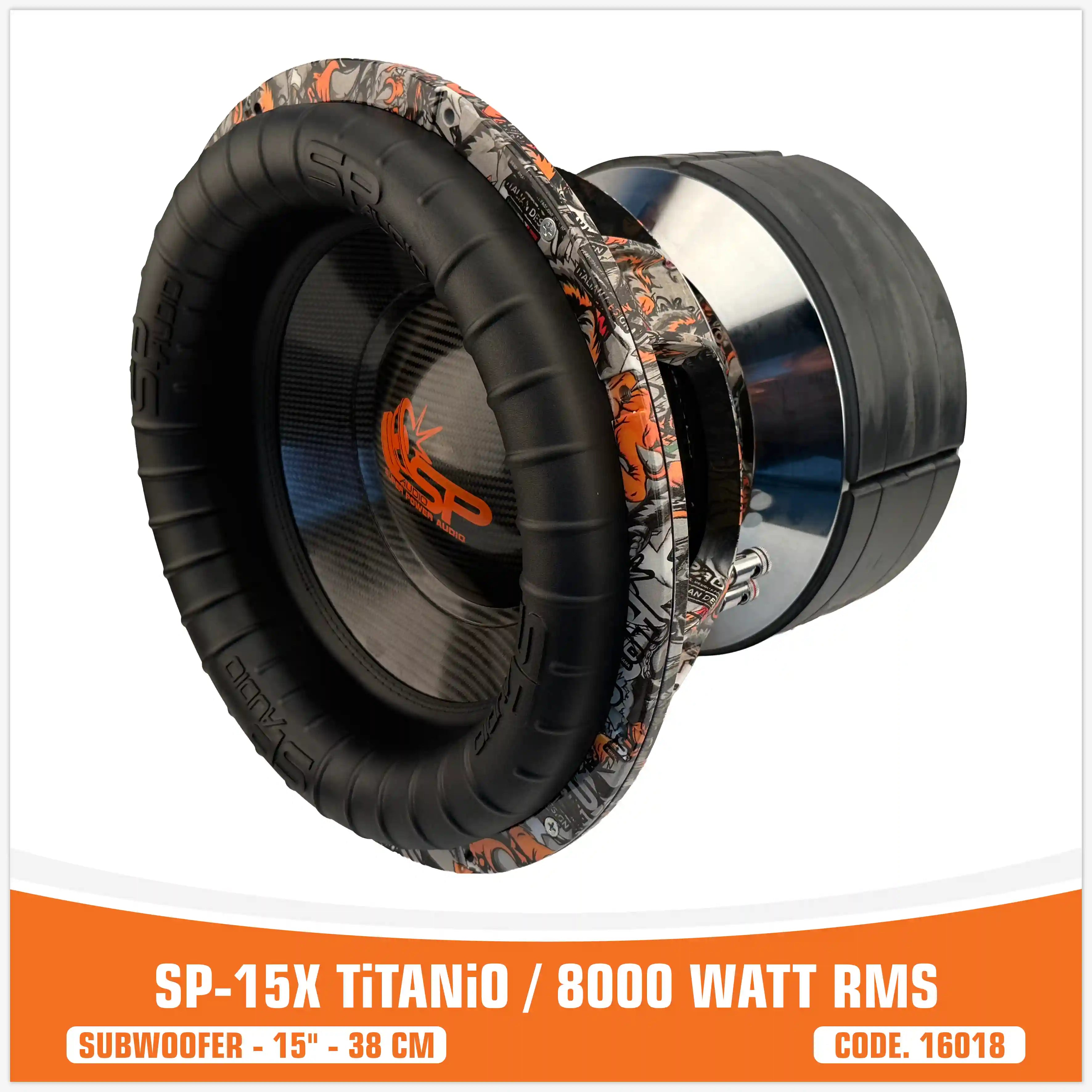 SP-15X TiTANiUM . 8000 WATT RMS (PRICE UNIT)
