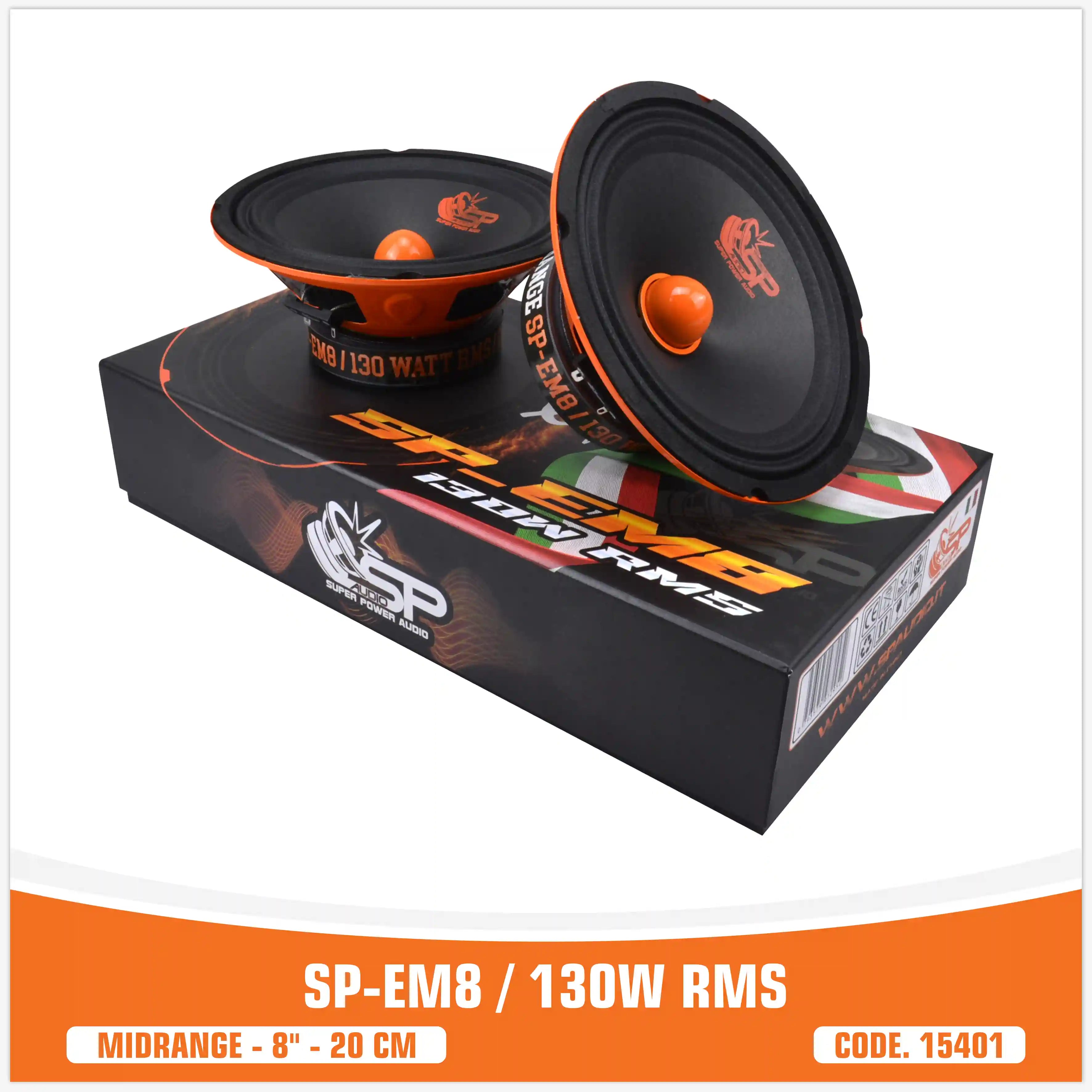  (قیمت جفت) (130W RMS) (SP-8EM  میدرنج)