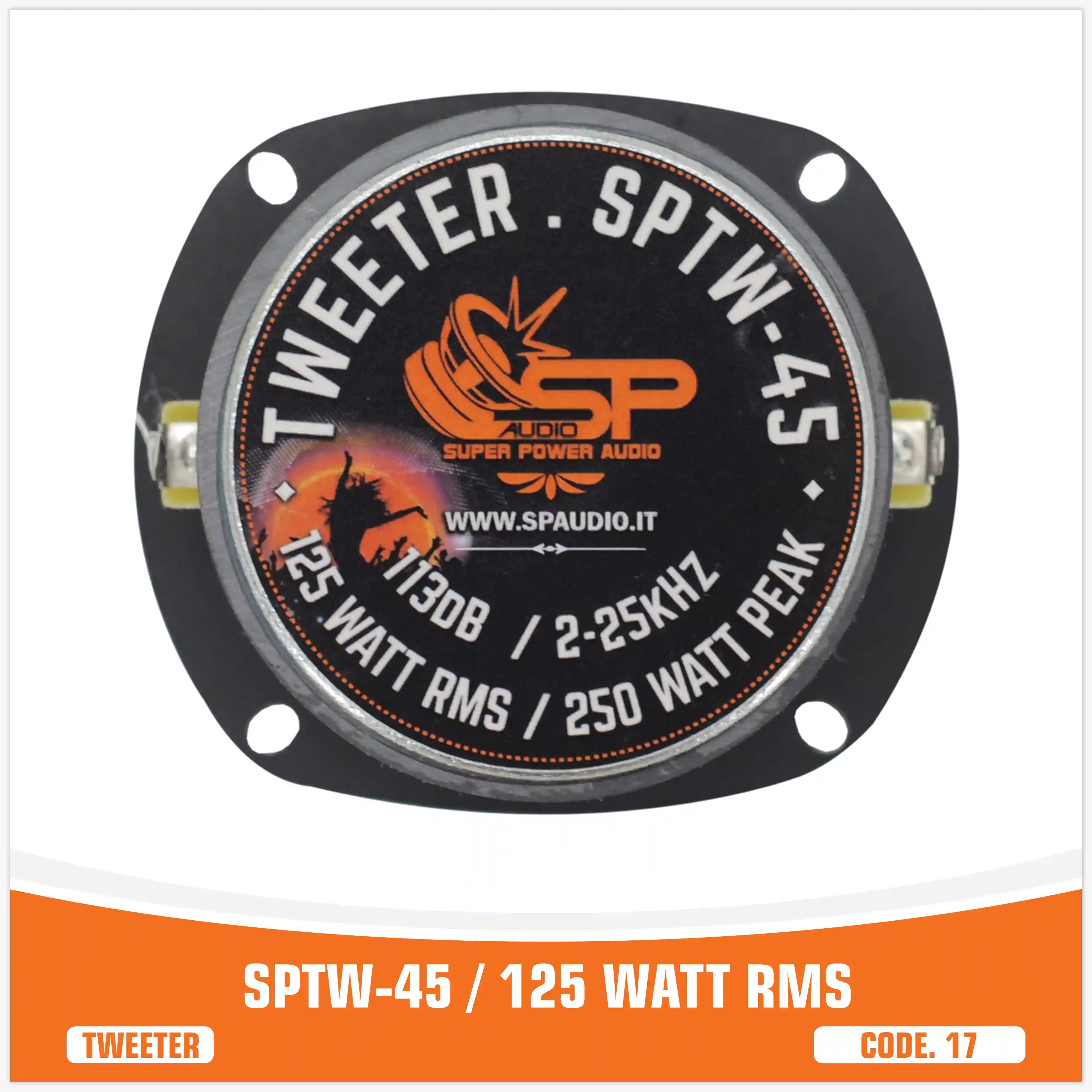 SP TW 45 BULLET TWEETER 125W RMS (UNIT PRICE)
