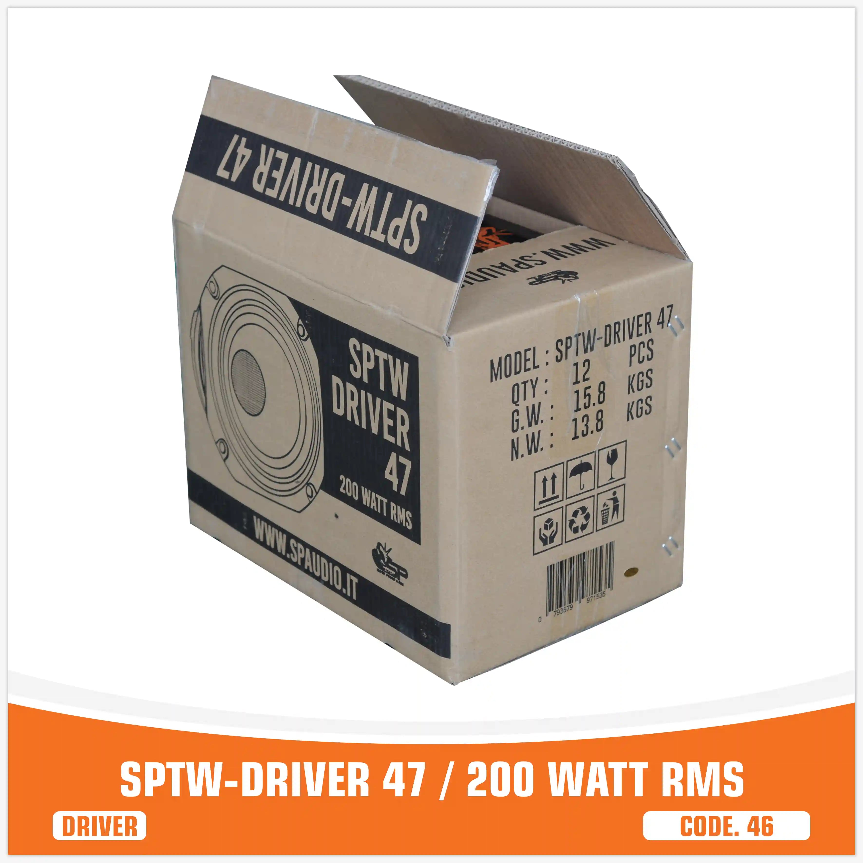 SP DRIVER 47 COMPLETE DRIVER WITH HORN 200W RMS(UNIT PRICE)