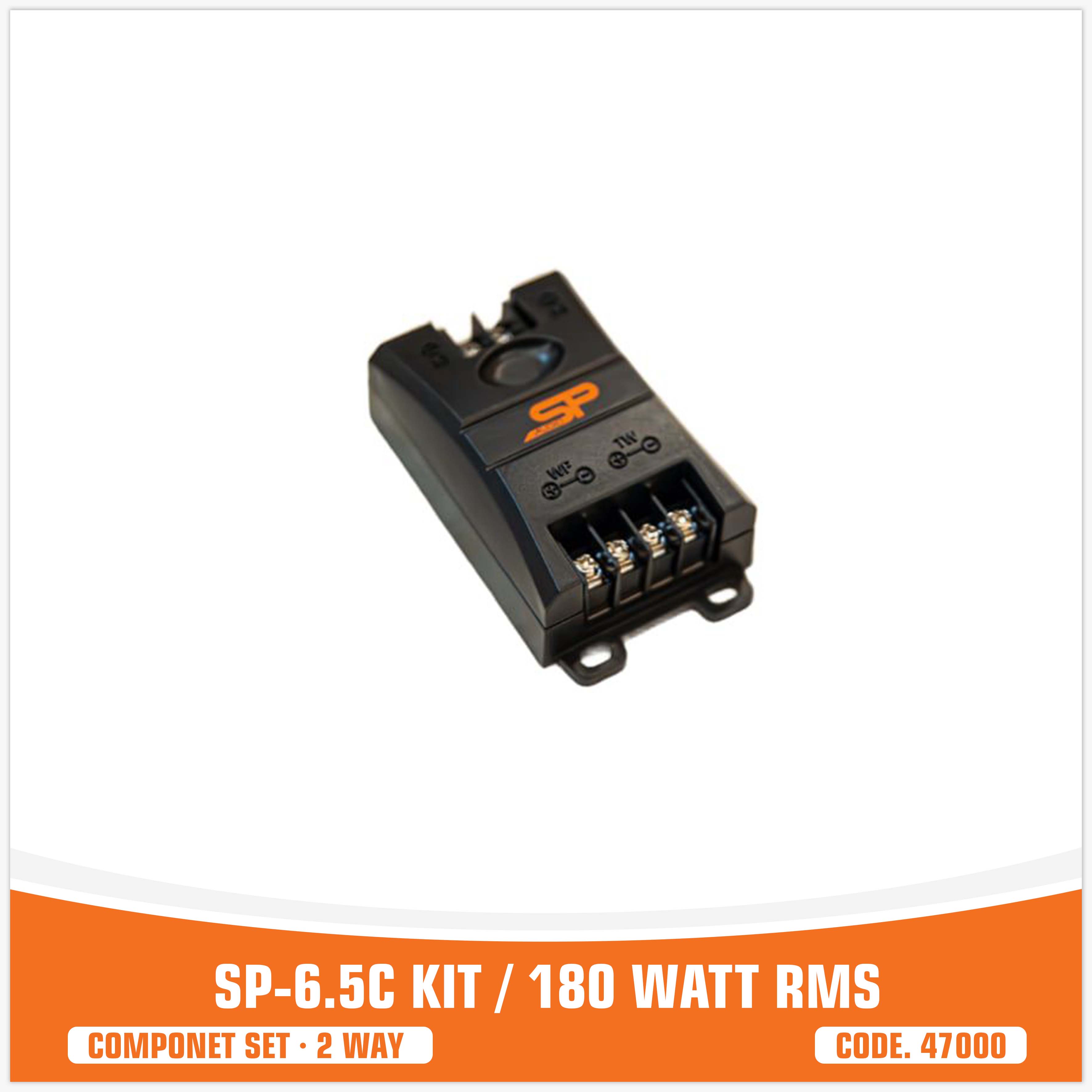  SP 6.5C 2 WAY 2 WOOFER +2 TW + 2 CROSS  (PRICIO POR KIT)