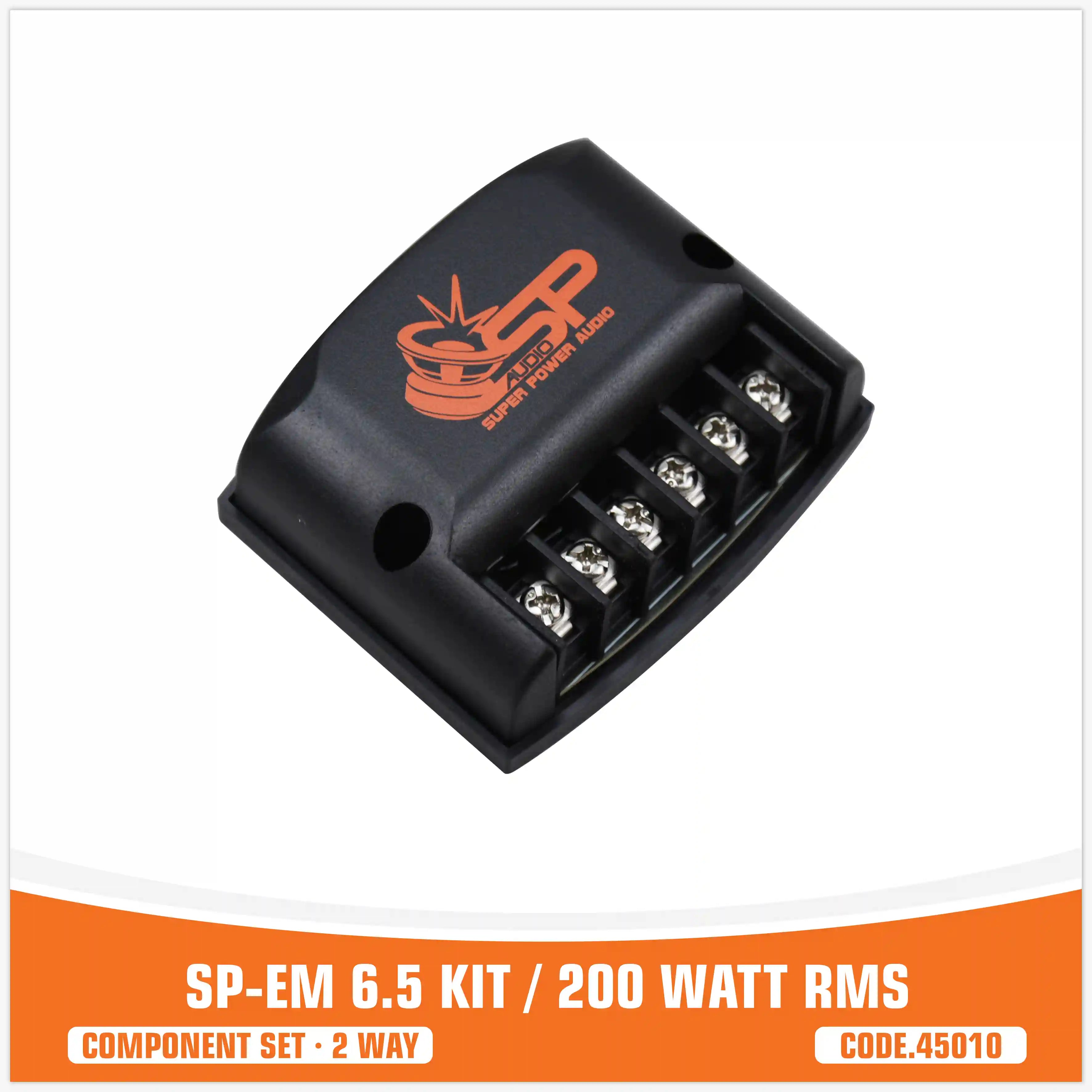 SP EM 6.5KIT 2 VÍAS 2 WOOFER +2 TW + 2 CROSS 200W RMS (PRECIO KIT)