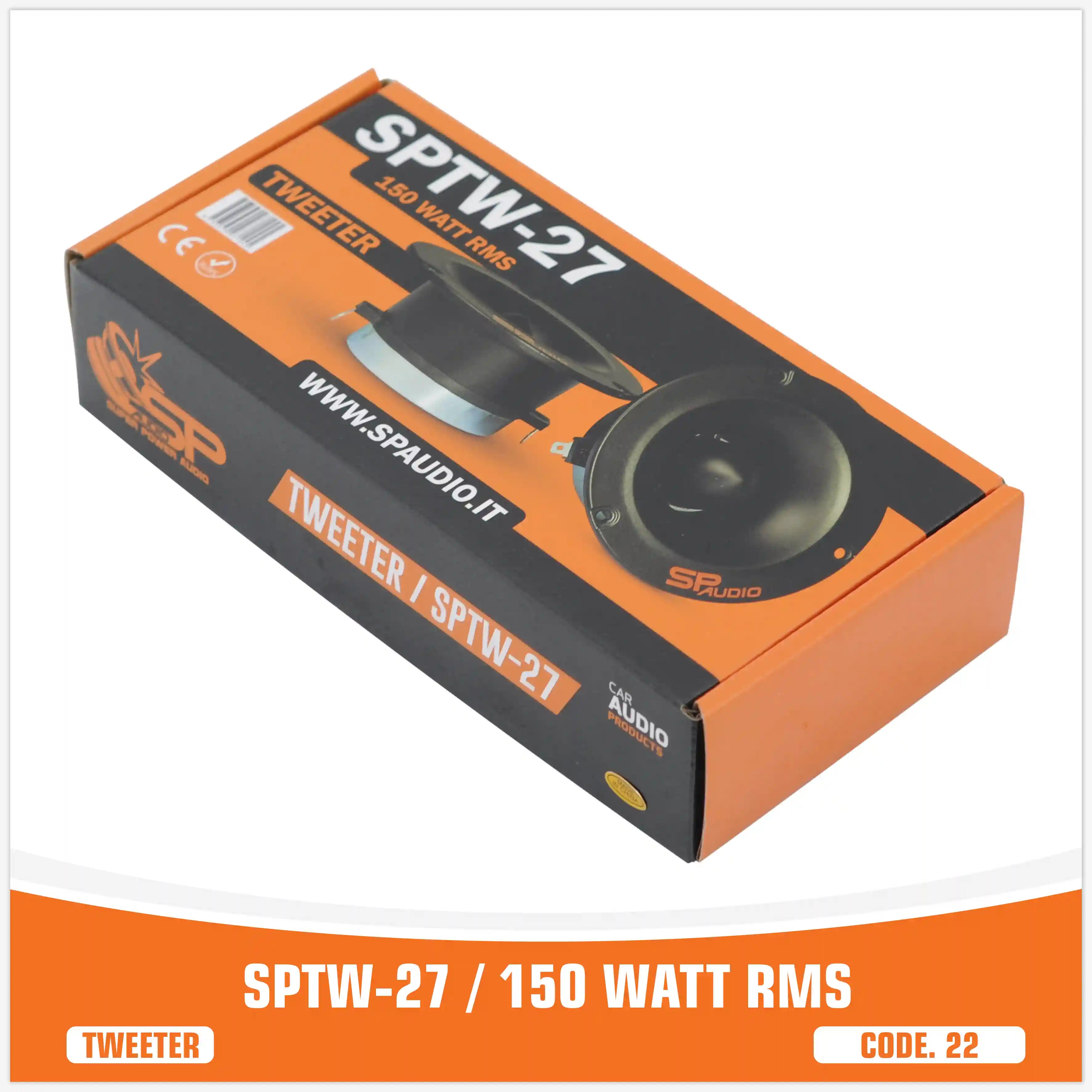 SP TW 27 BULLET TWEETER NEO MAGNET 150W RMS (PAIR PRICE)