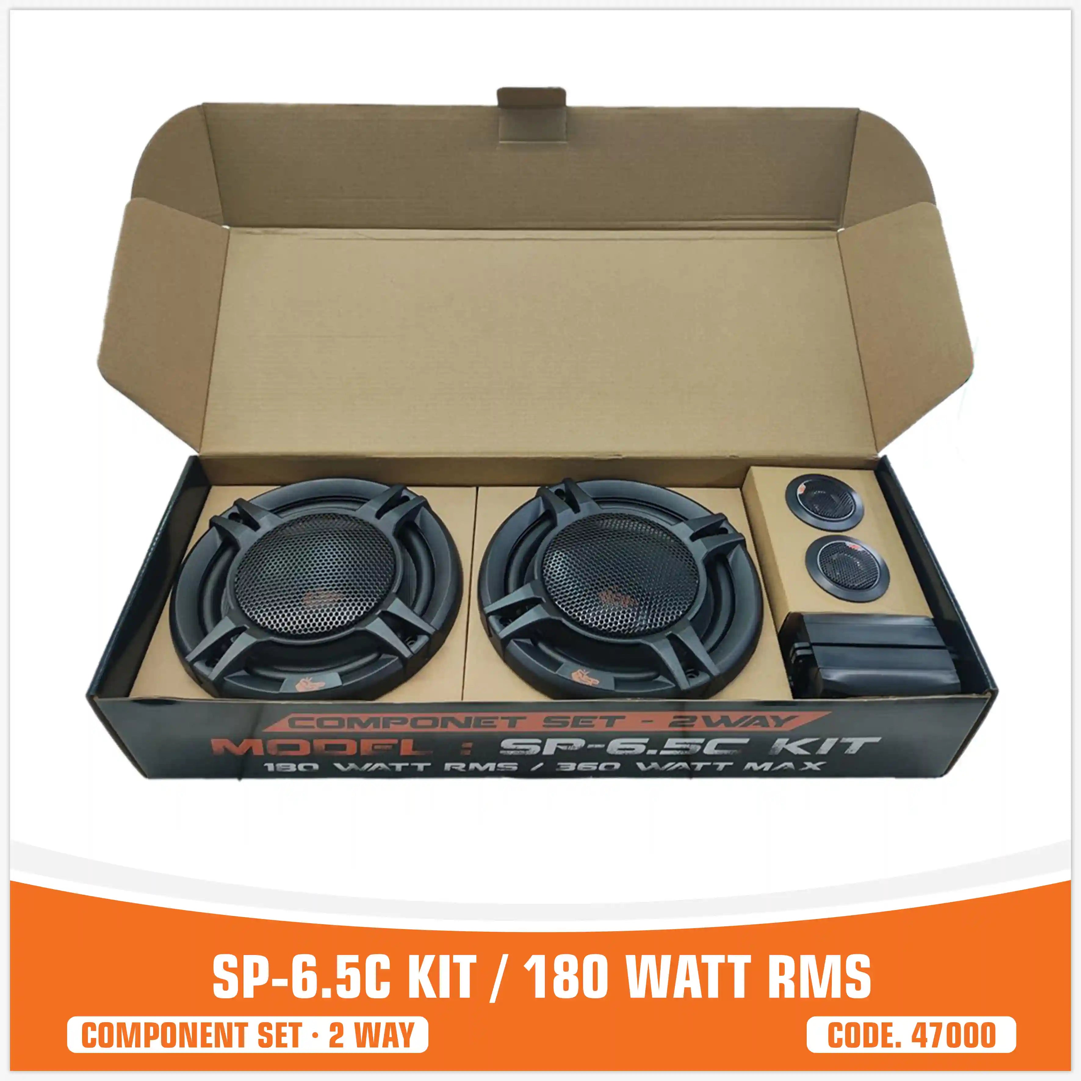 SP 6.5C KIT . 2 WAY 2 WOOFER +2 TW + 2 CROSS (KIT PRICE)