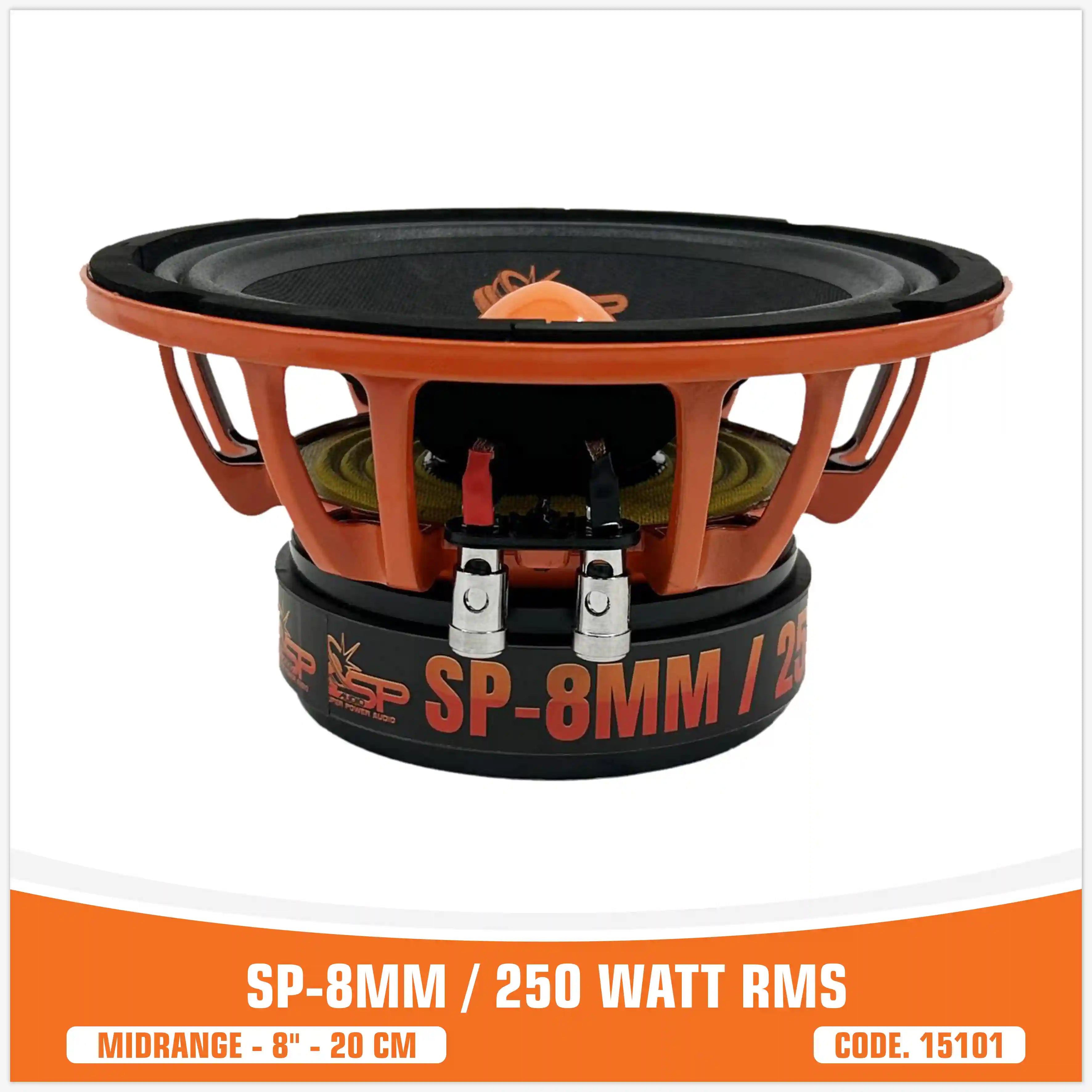 SP 8MM MIDRANGE EXTREME 8"/20CM 250W RMS (PAIR PRICE) NEW MODEL 2025